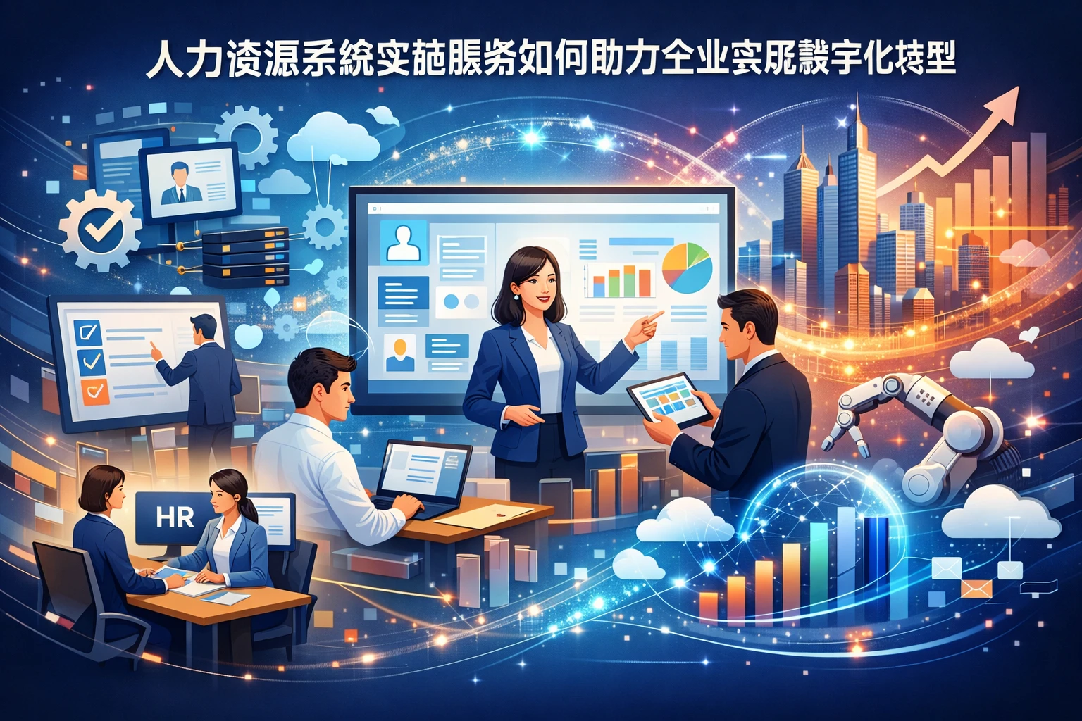 人力资源系统实施服务如何助力企业实现数字化转型
