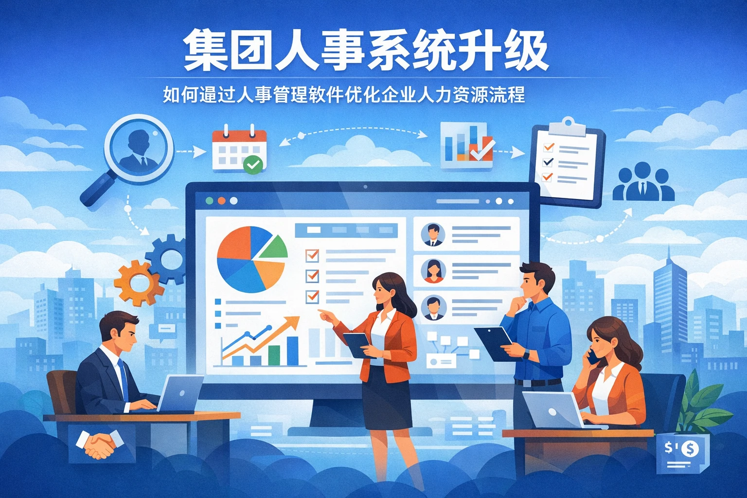 集团人事系统升级:如何通过人事管理软件优化企业人力资源流程