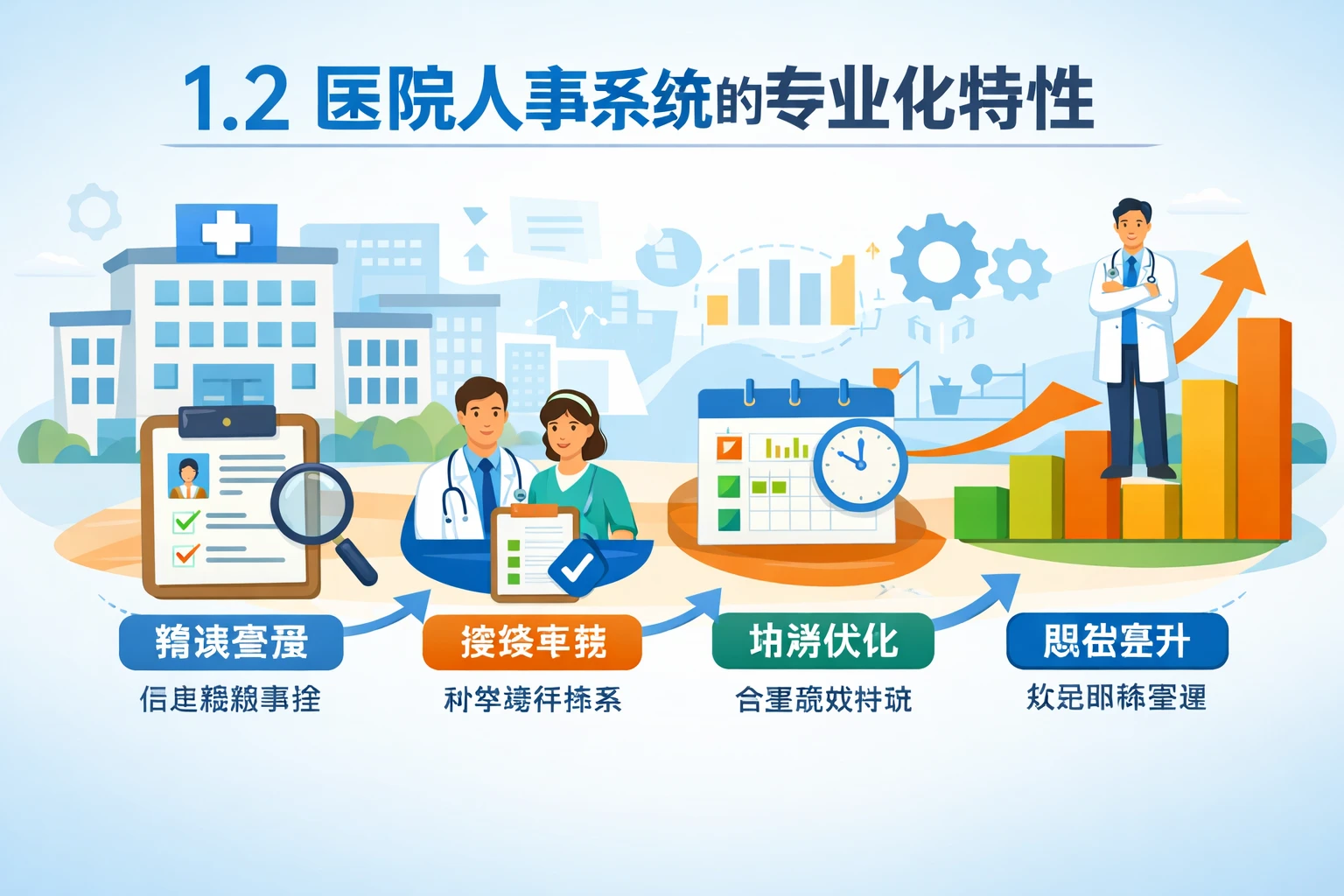 1.2 医院人事系统的专业化特性