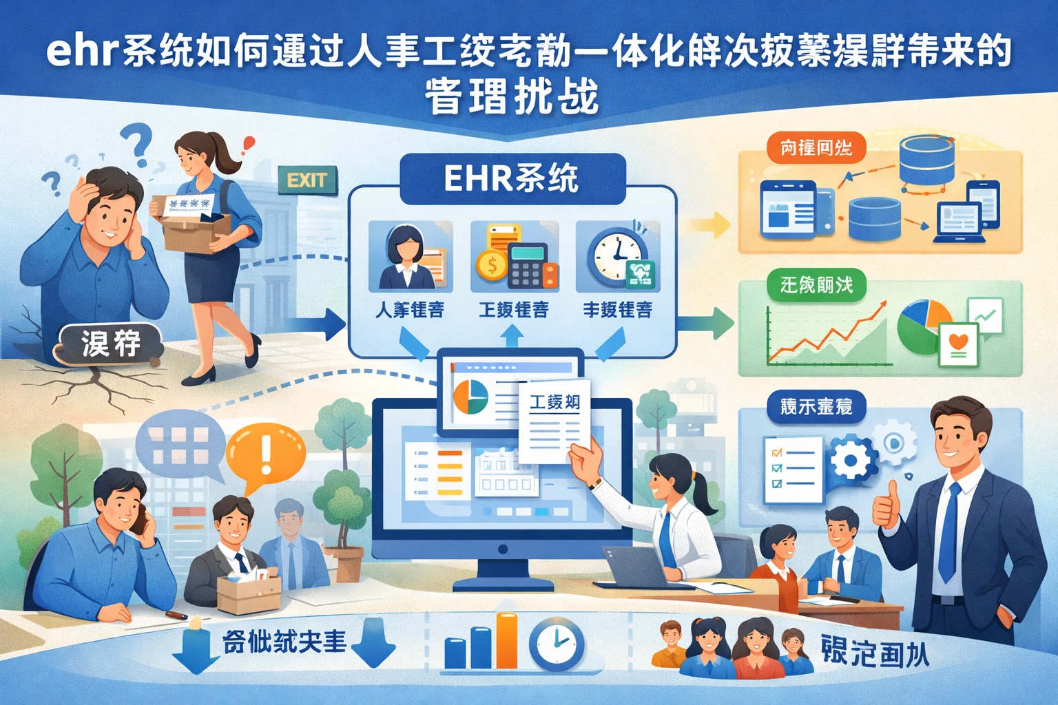 ehr系统如何通过人事工资考勤一体化解决频繁裸辞带来的管理挑战