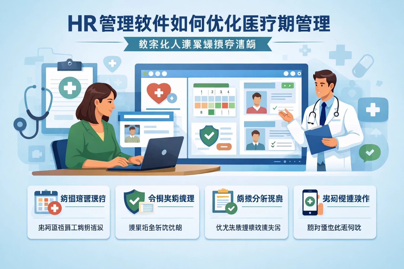 HR管理软件如何优化医疗期管理：数字化人事系统推荐指南