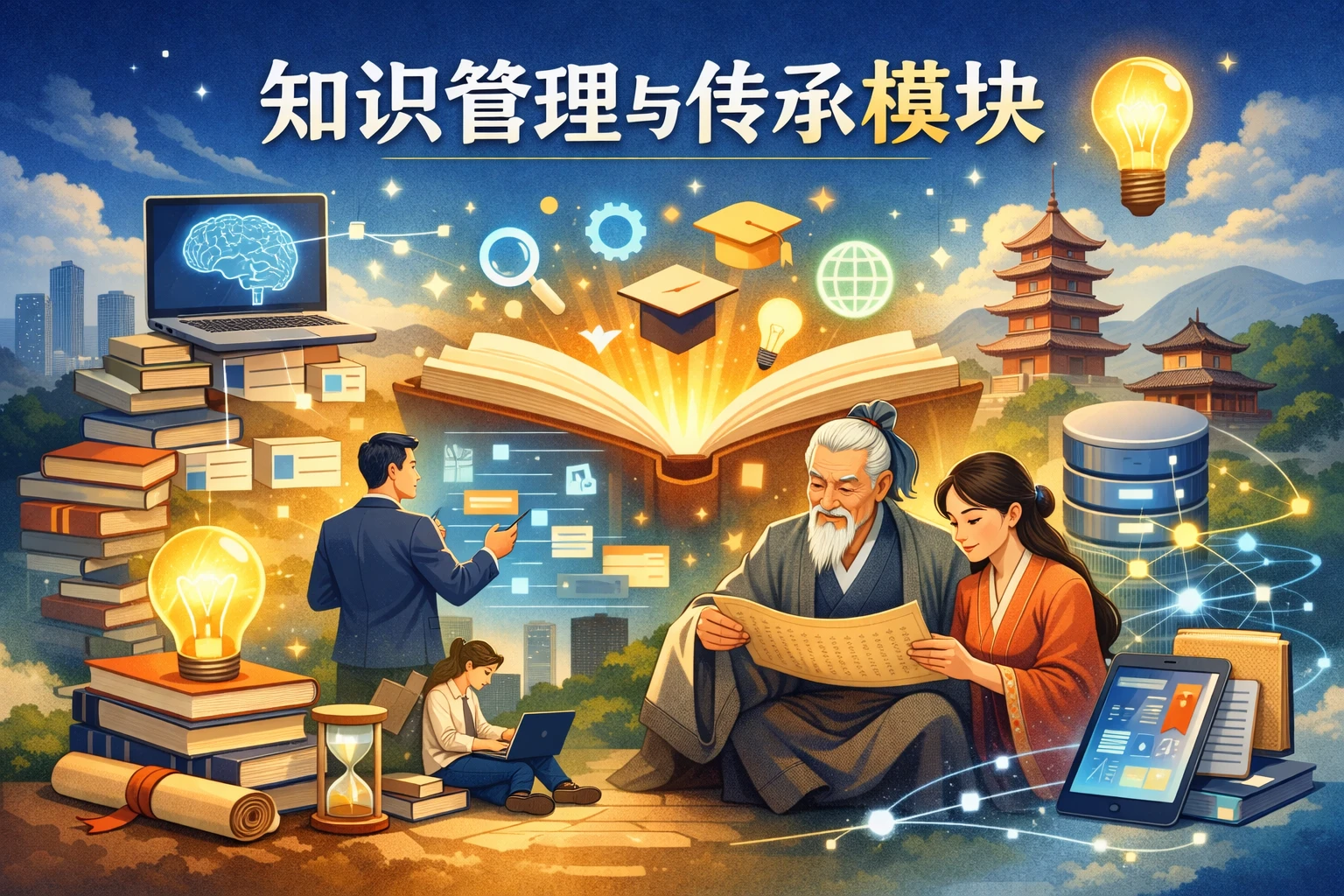 知识管理与传承模块