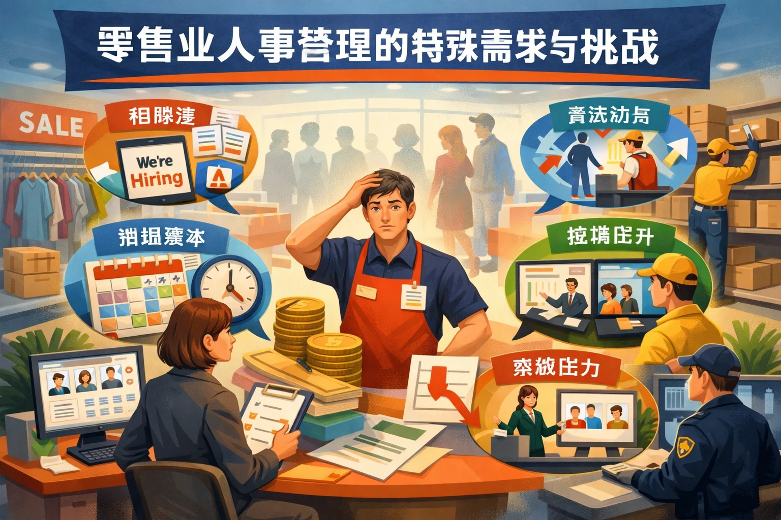 零售业人事管理的特殊需求与挑战