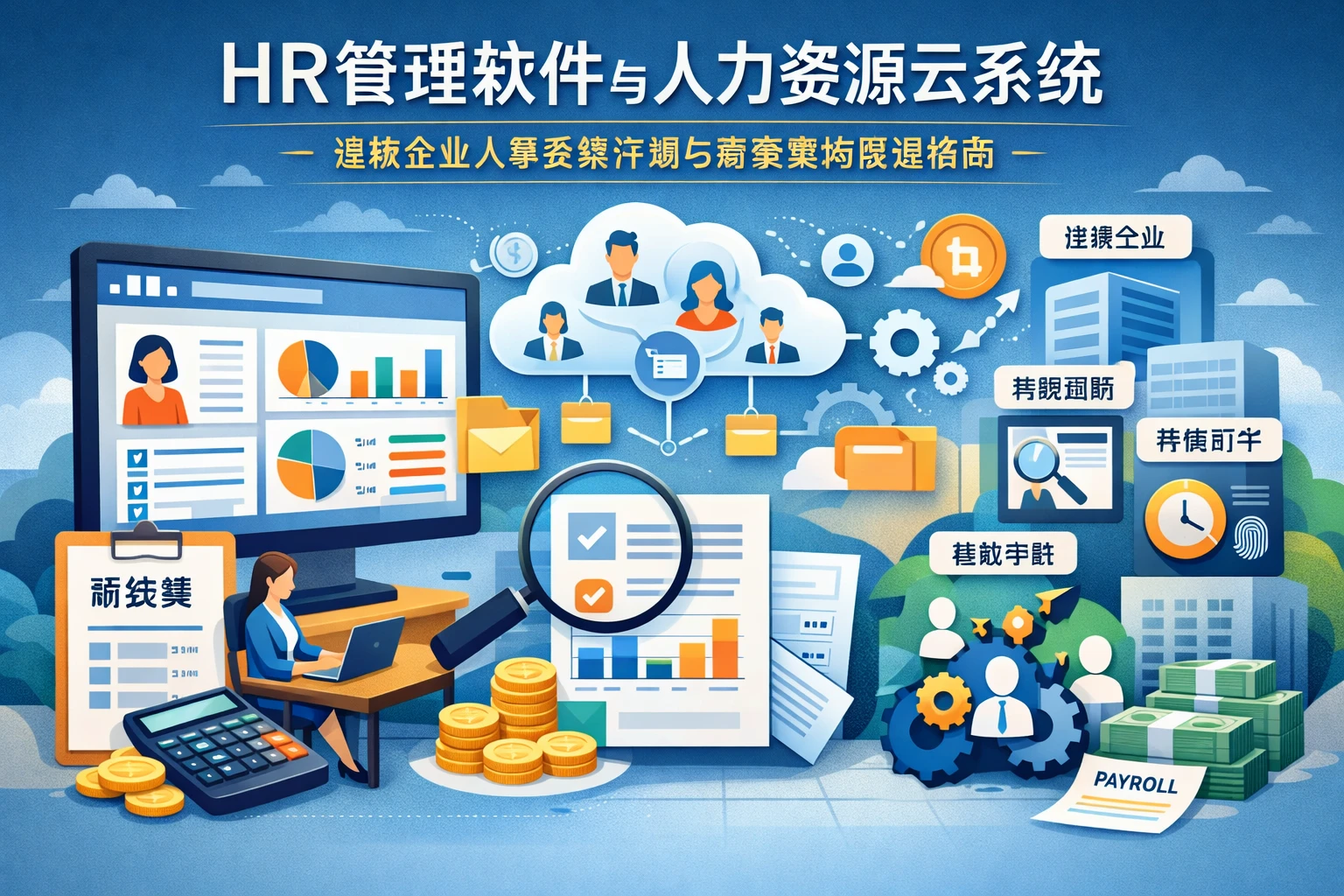 HR管理软件与人力资源云系统：连锁企业人事系统评测与薪资架构搭建指南