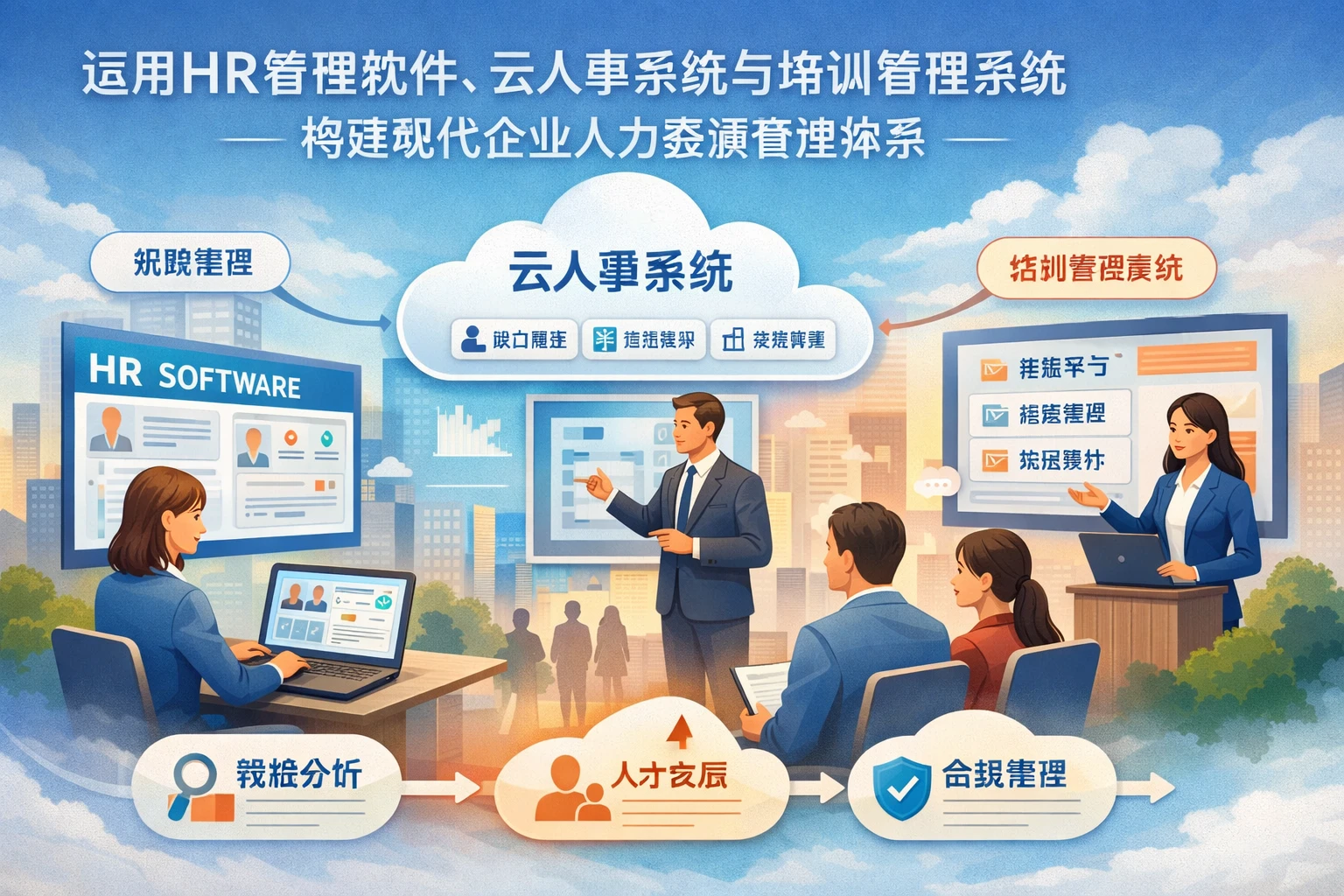 运用HR管理软件、云人事系统与培训管理系统构建现代企业人力资源管理体系