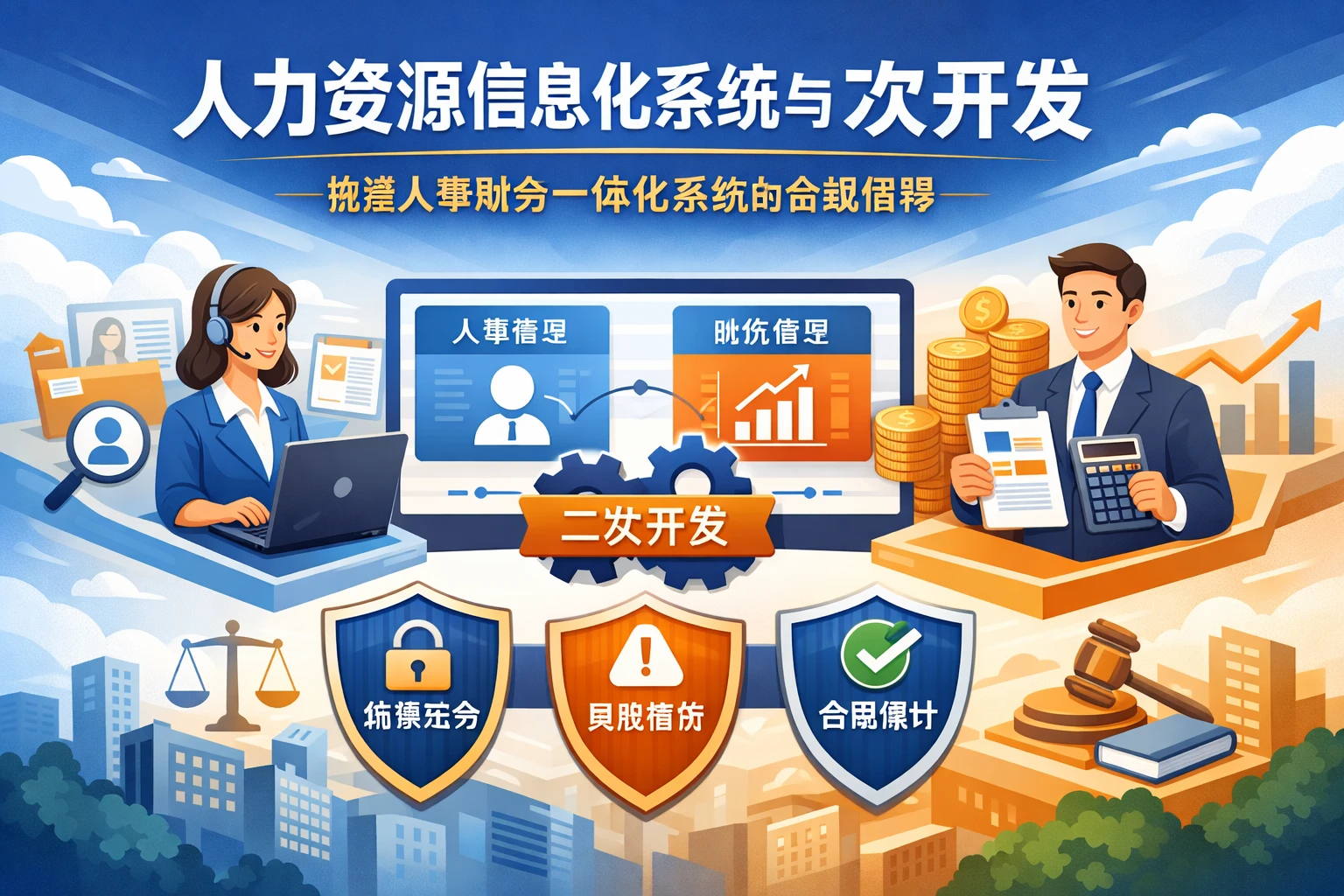 人力资源信息化系统与二次开发：构建人事财务一体化系统的合规保障