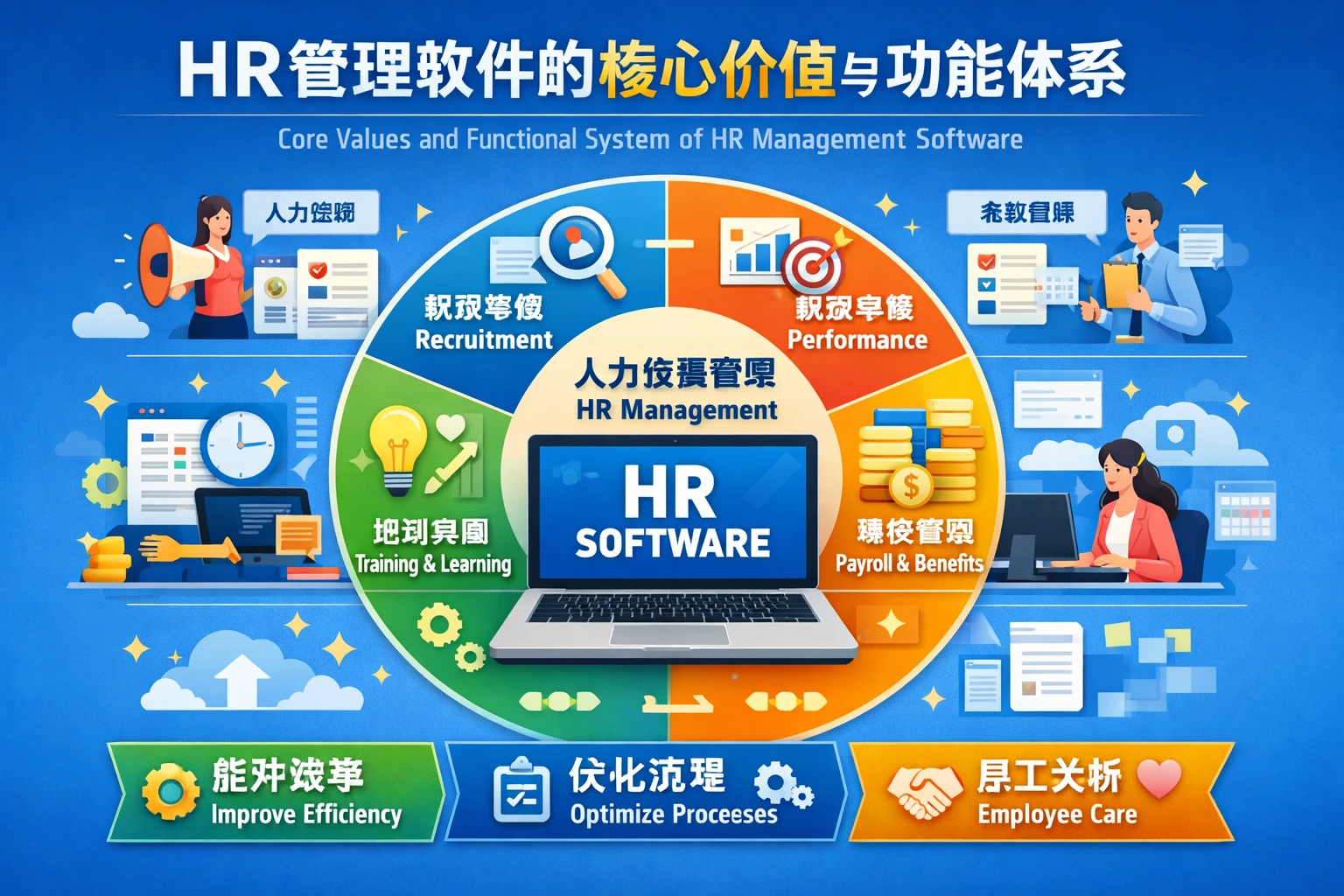 HR管理软件的核心价值与功能体系