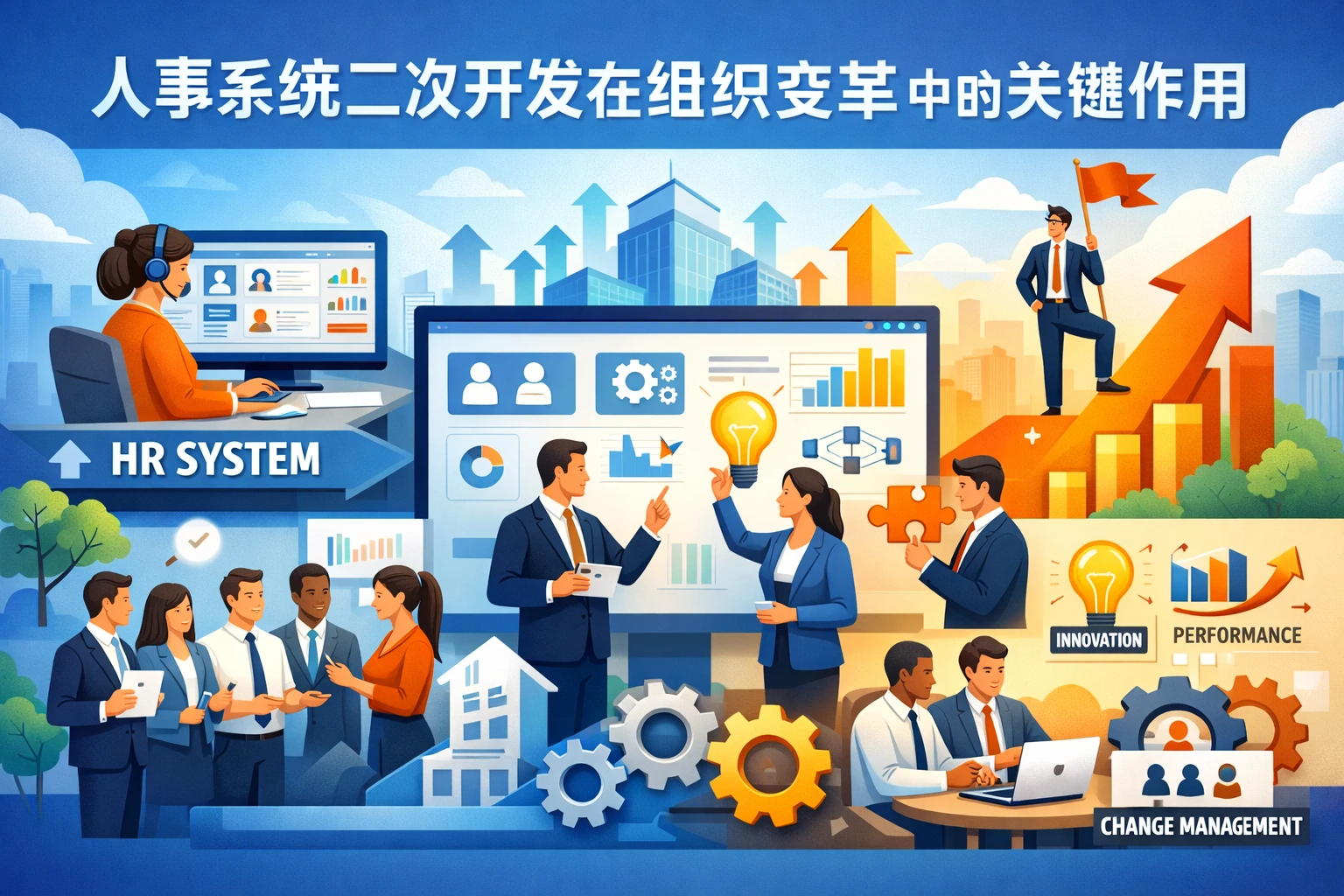 人事系统二次开发在组织变革中的关键作用