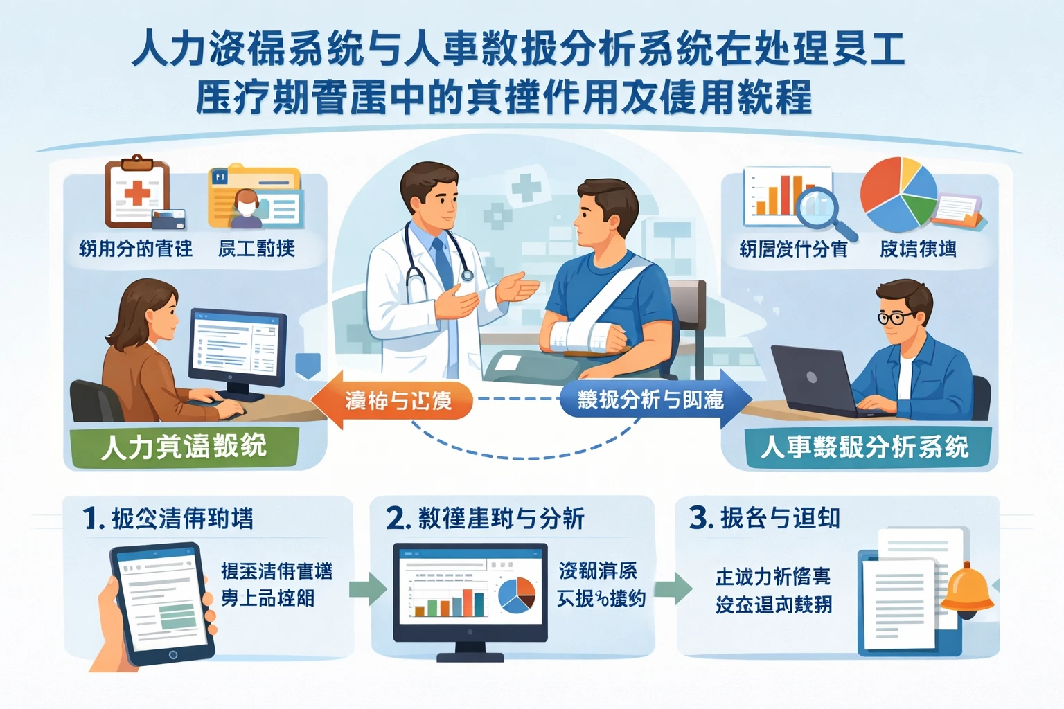 人力资源系统与人事数据分析系统在处理员工医疗期管理中的关键作用及使用教程