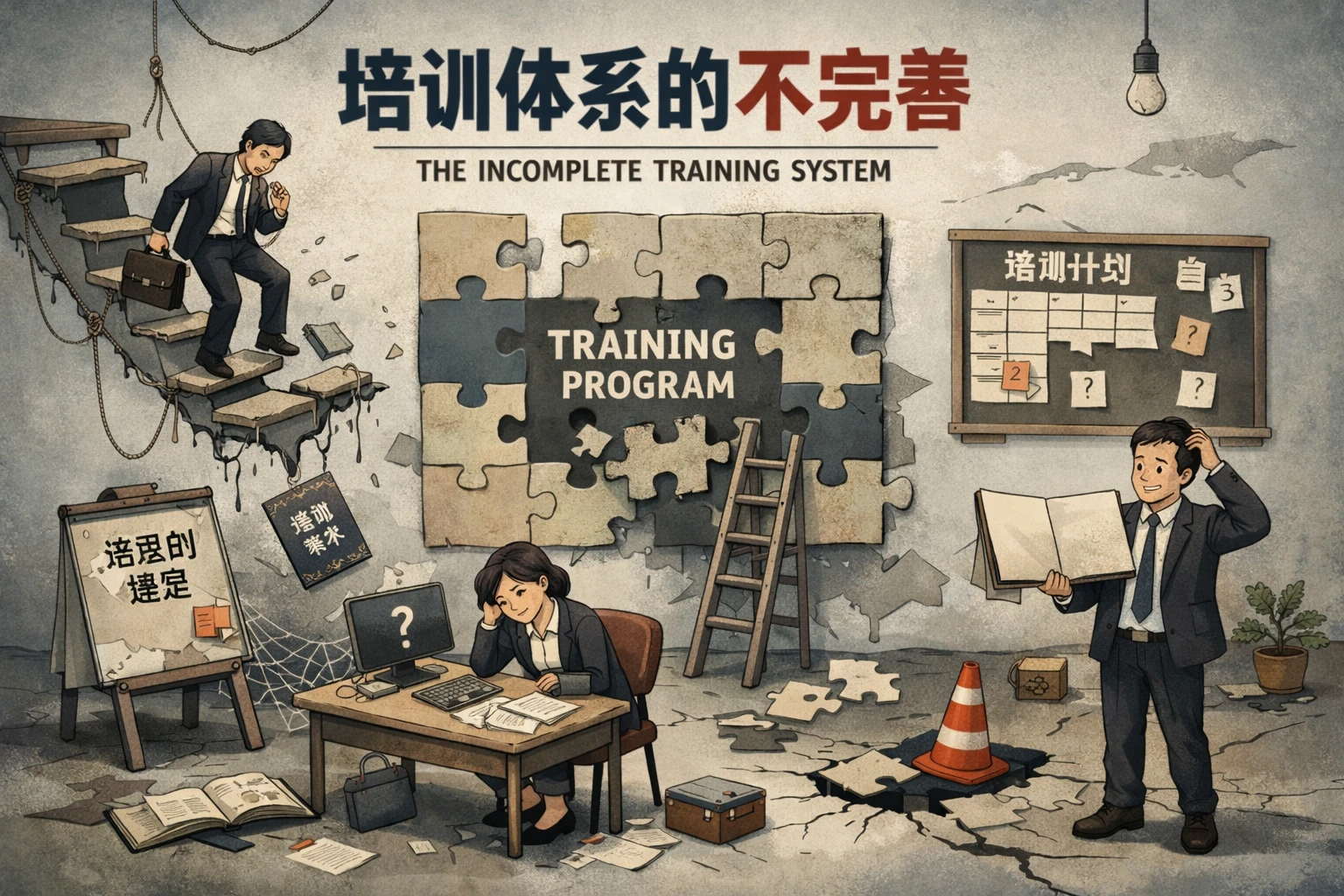 培训体系的不完善