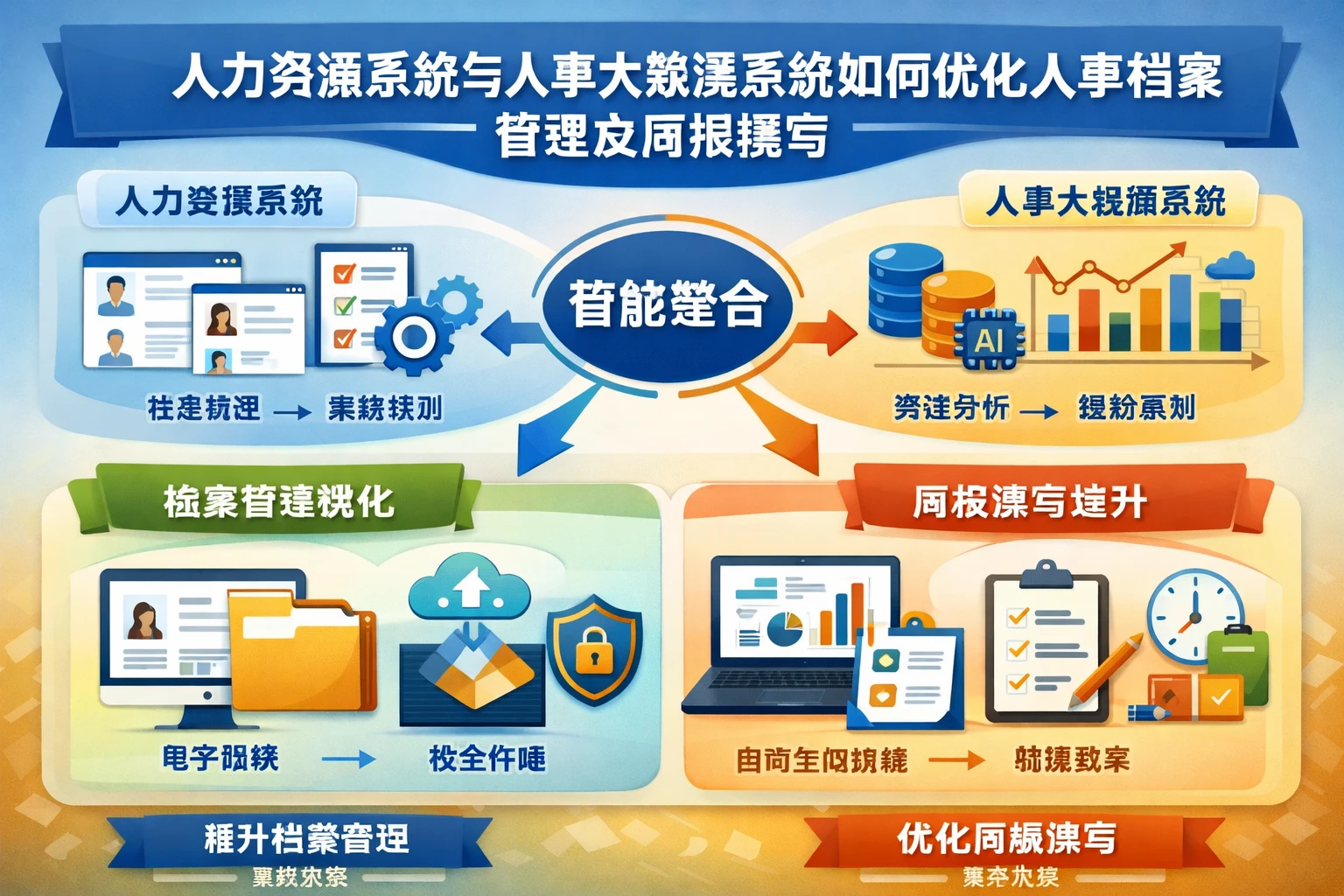 人力资源系统与人事大数据系统如何优化人事档案管理及周报撰写