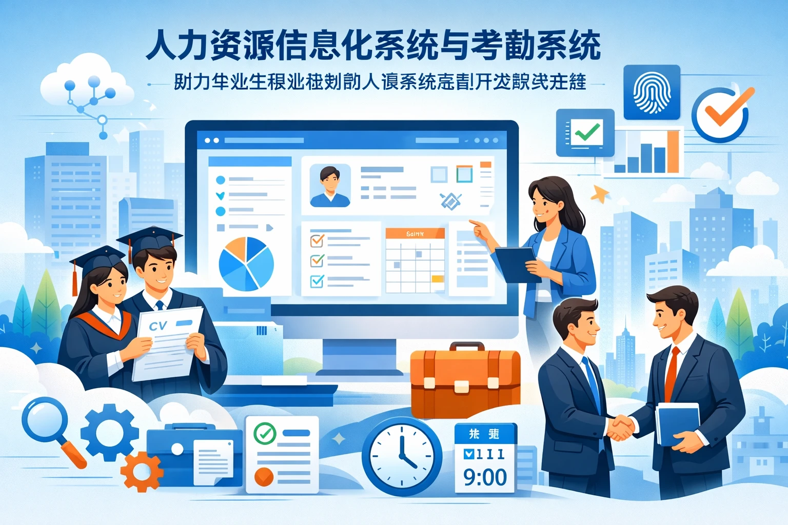 人力资源信息化系统与考勤系统:助力毕业生职业规划的人事系统定制开发解决方案