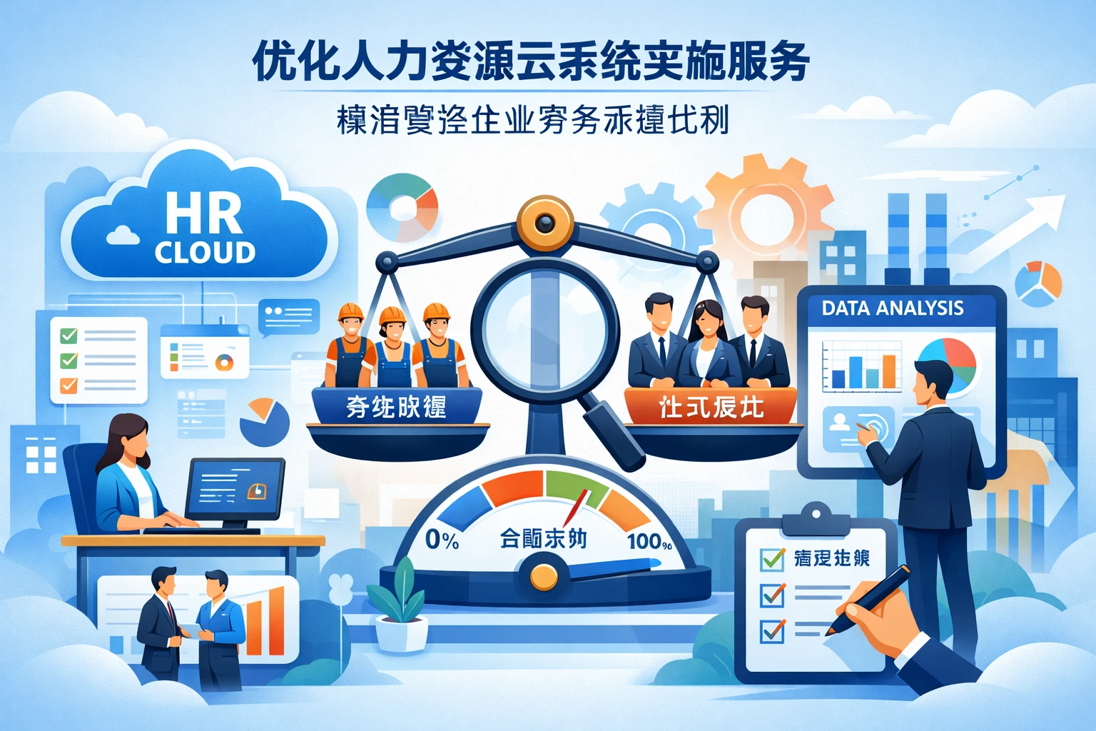 优化人力资源云系统实施服务，精准管控企业劳务派遣比例