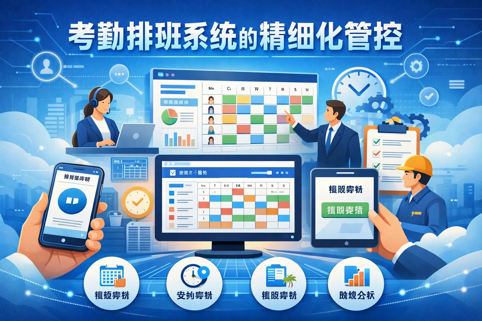 考勤排班系统的精细化管控