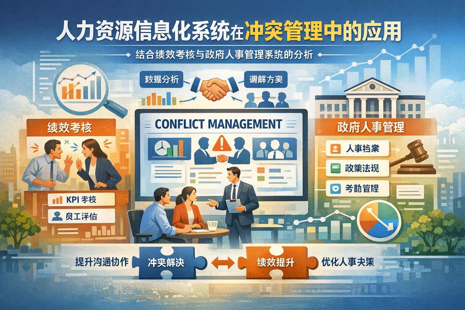 人力资源信息化系统在冲突管理中的应用：结合绩效考核与政府人事管理系统的分析