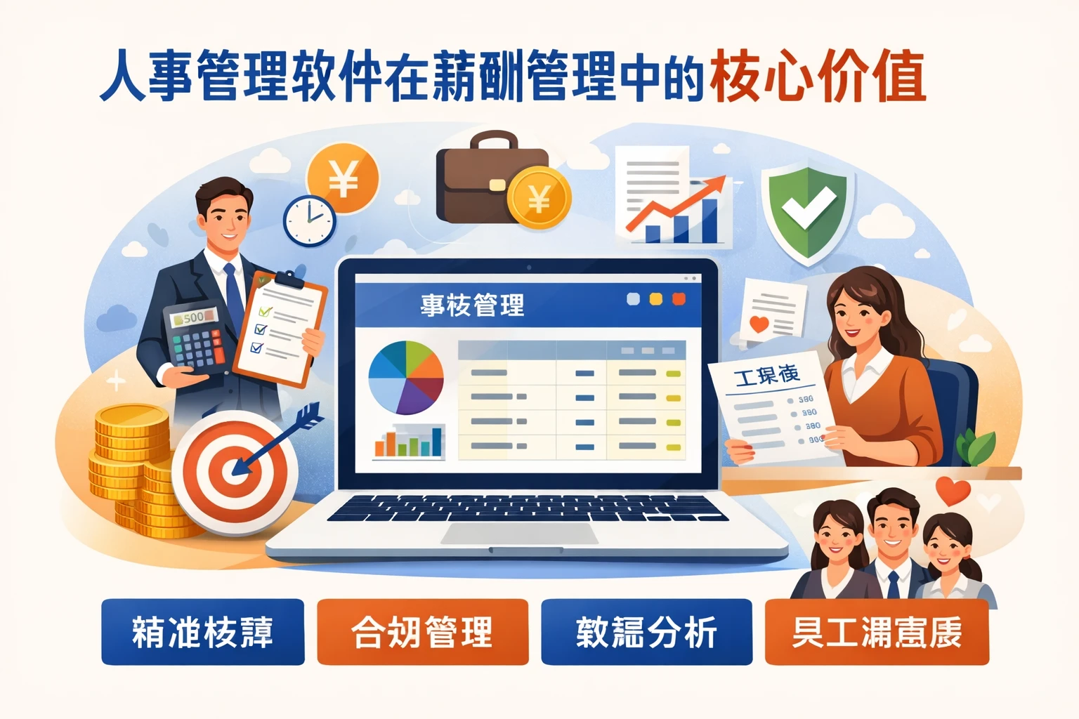 人事管理软件在薪酬管理中的核心价值