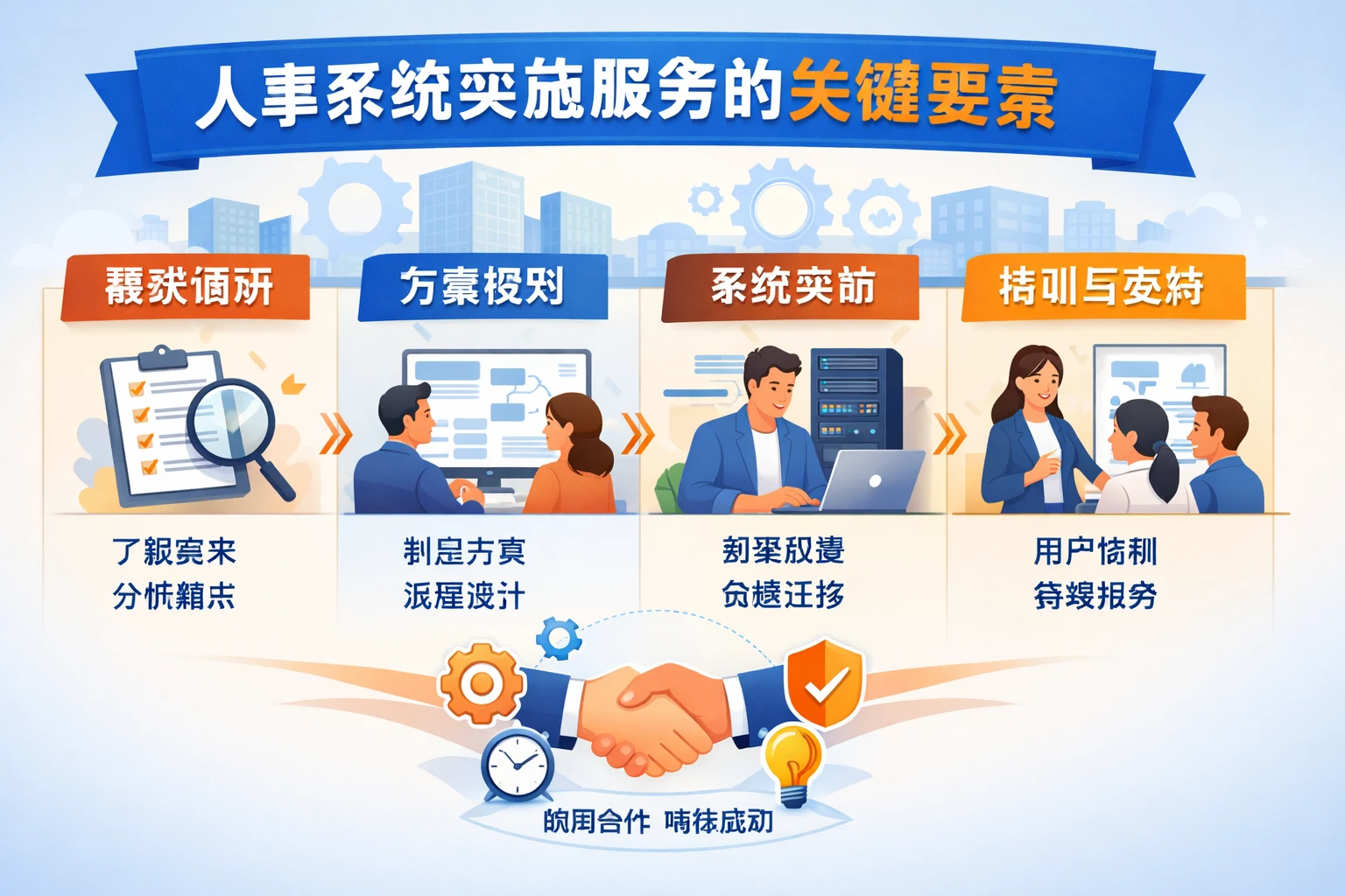 人事系统实施服务的关键要素