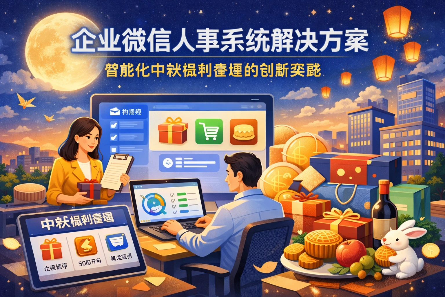 企业微信人事系统解决方案：智能化中秋福利管理的创新实践