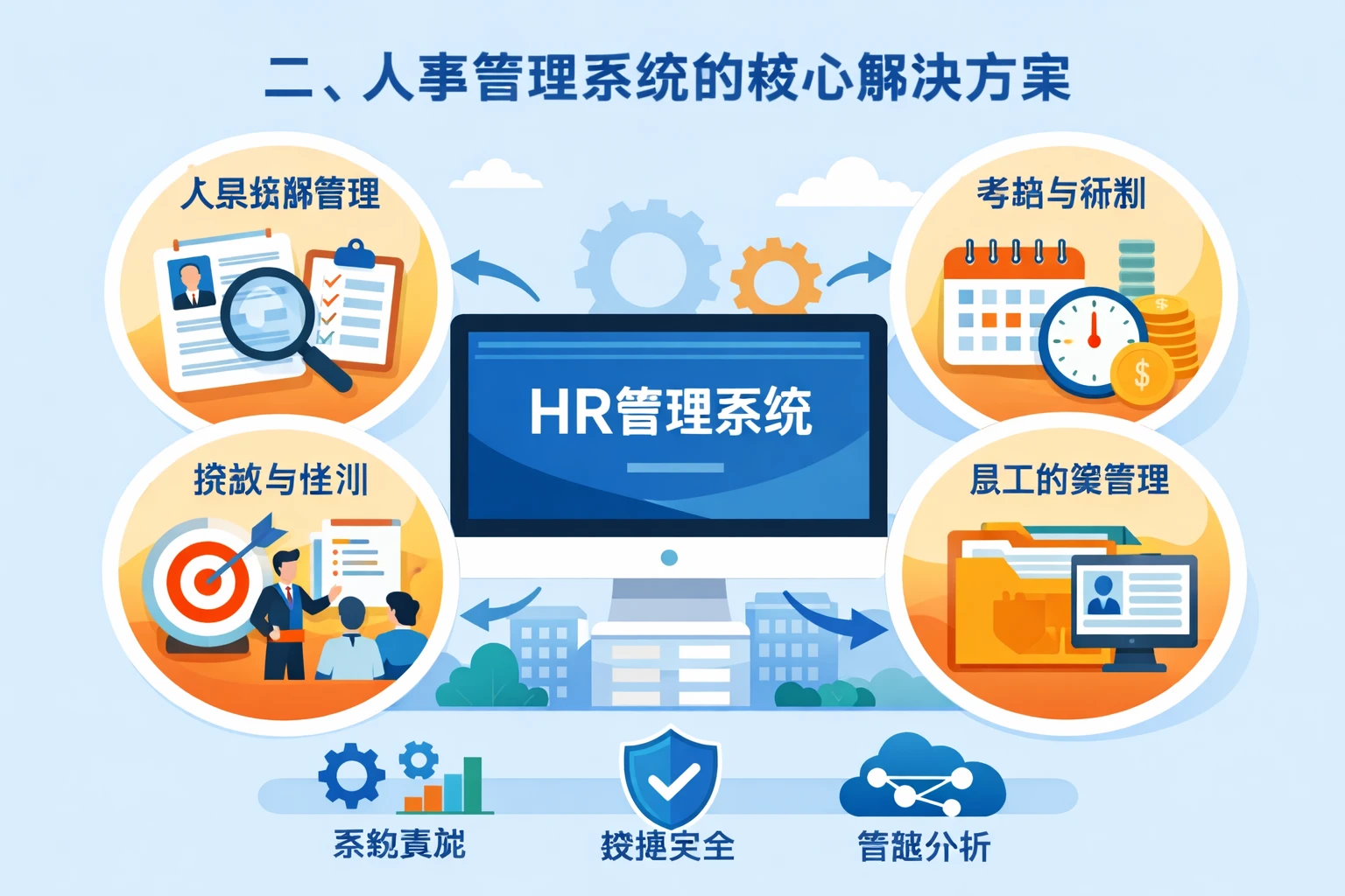 二、人事管理系统的核心解决方案