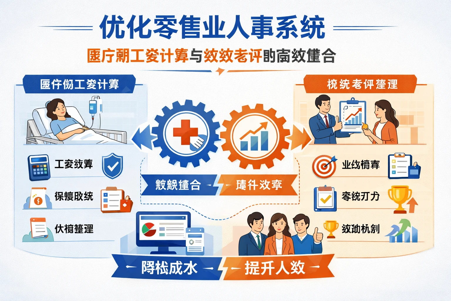 优化零售业人事系统:医疗期工资计算与绩效考评的高效整合