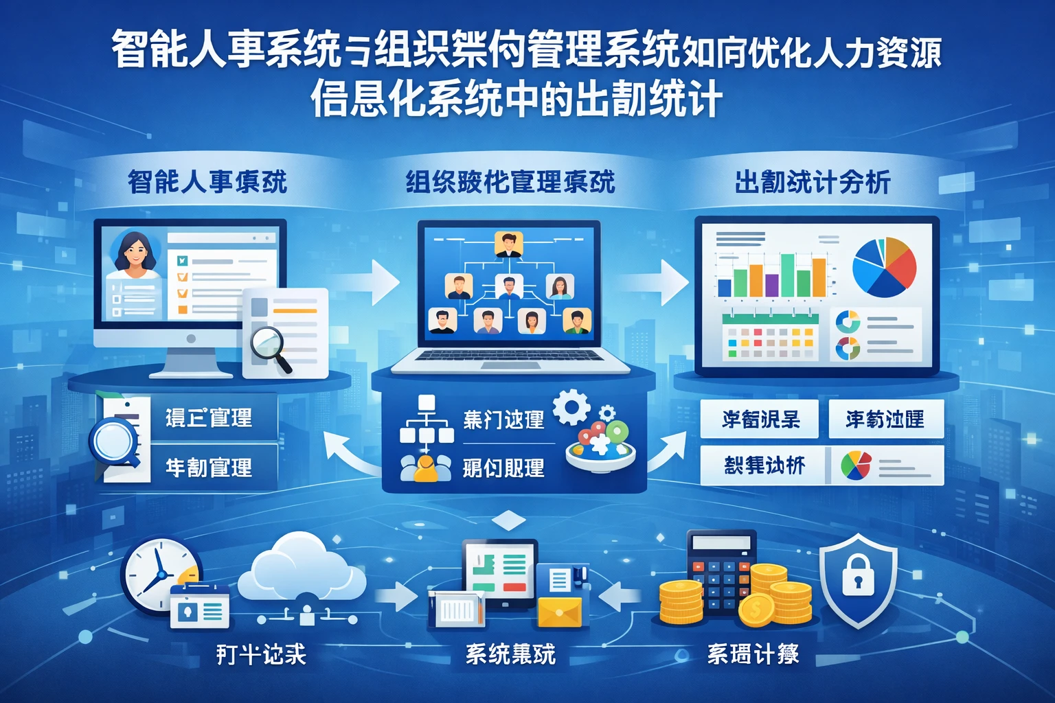 智能人事系统与组织架构管理系统如何优化人力资源信息化系统中的出勤统计