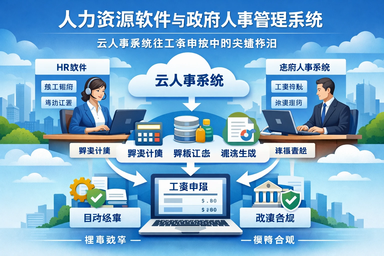 人力资源软件与政府人事管理系统：云人事系统在工资申报中的关键作用