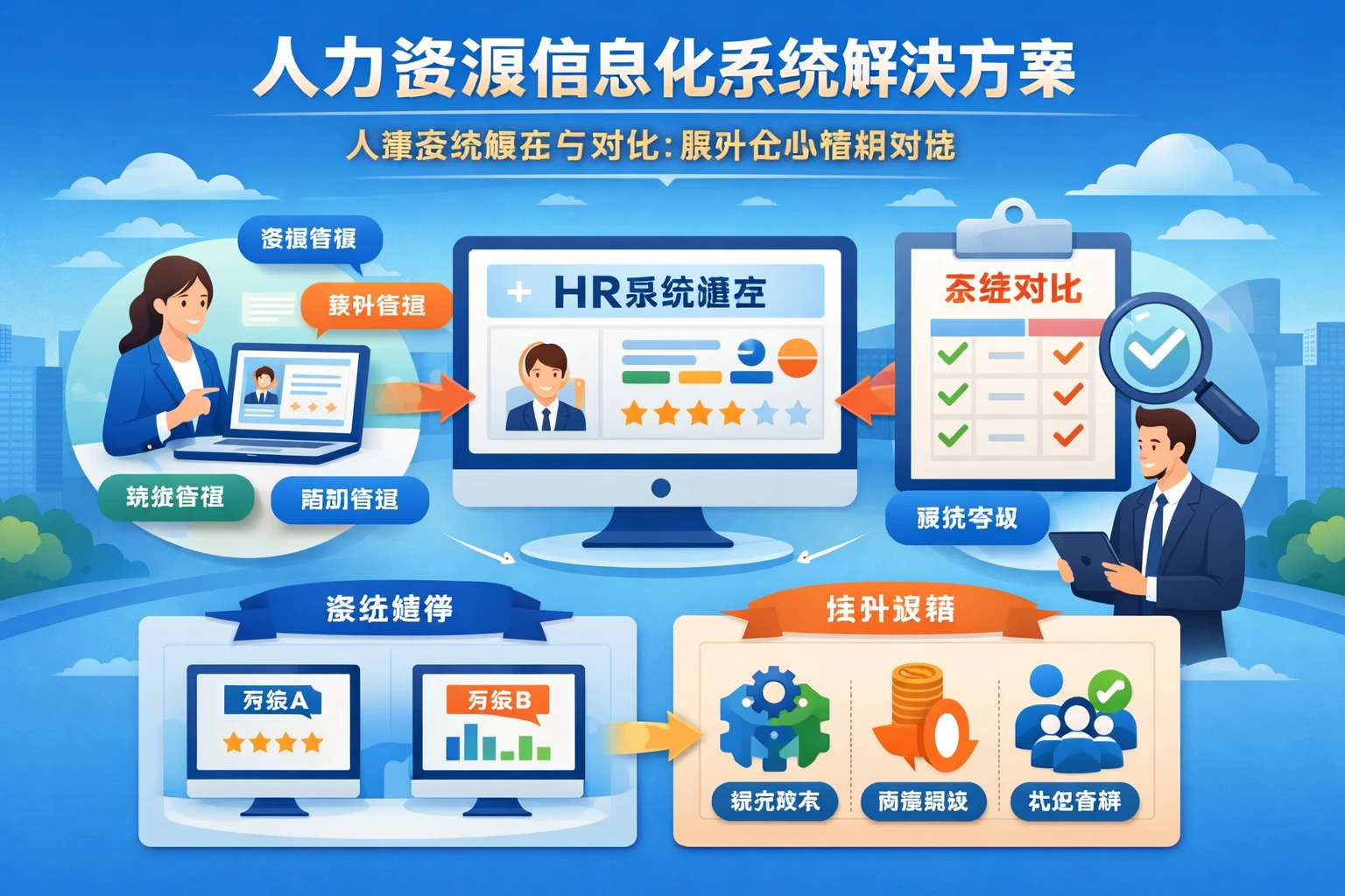 人力资源信息化系统解决方案：人事系统推荐与对比提升企业管理效能