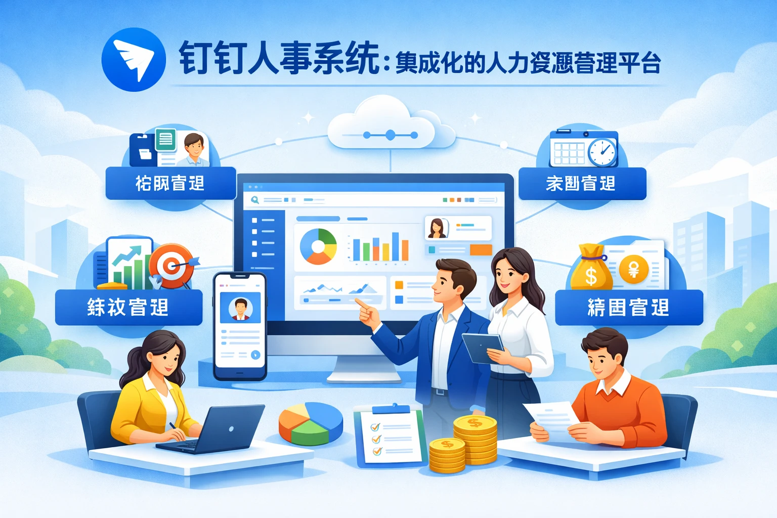 钉钉人事系统：集成化的人力资源管理平台