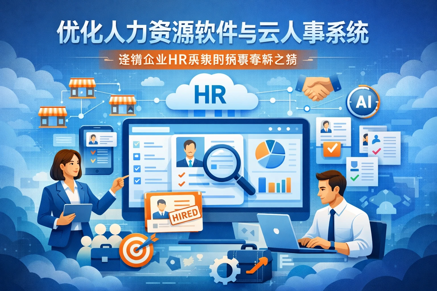 优化人力资源软件与云人事系统：连锁企业HR系统的招聘革新之路