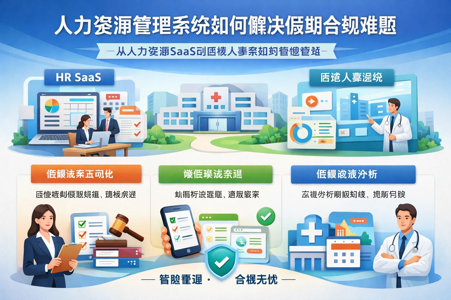 人力资源管理系统如何解决假期合规难题——从人力资源SaaS到医院人事系统的智能管理