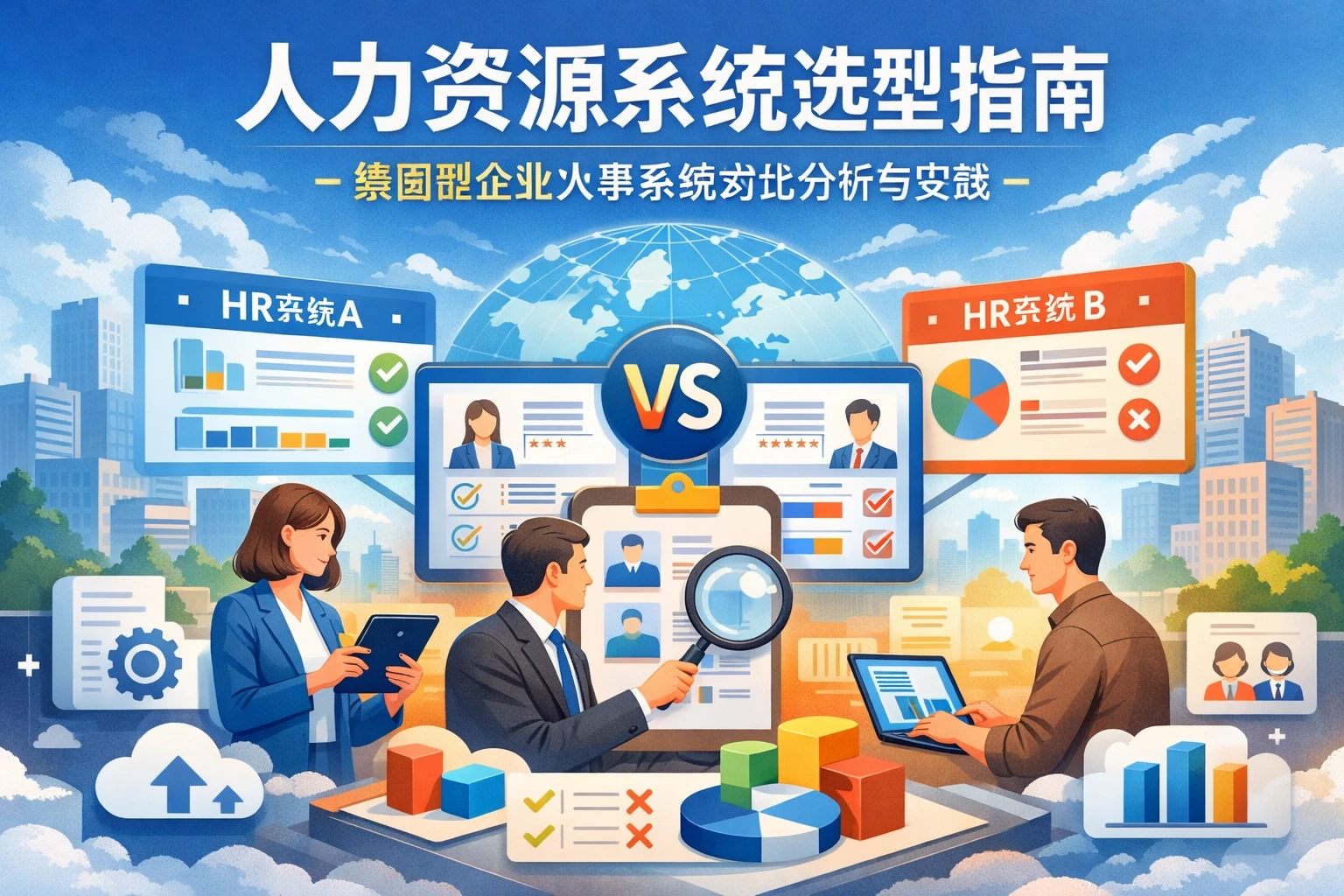 人力资源系统选型指南：集团型企业人事系统对比分析与实践
