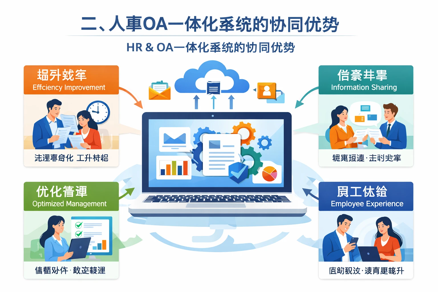 二、人事OA一体化系统的协同优势