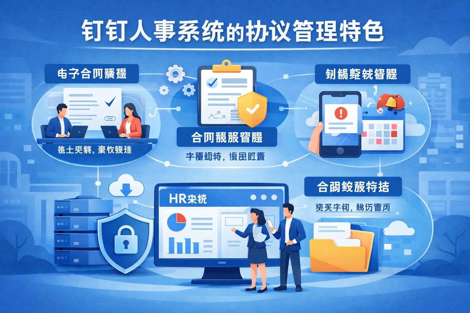 钉钉人事系统的协议管理特色