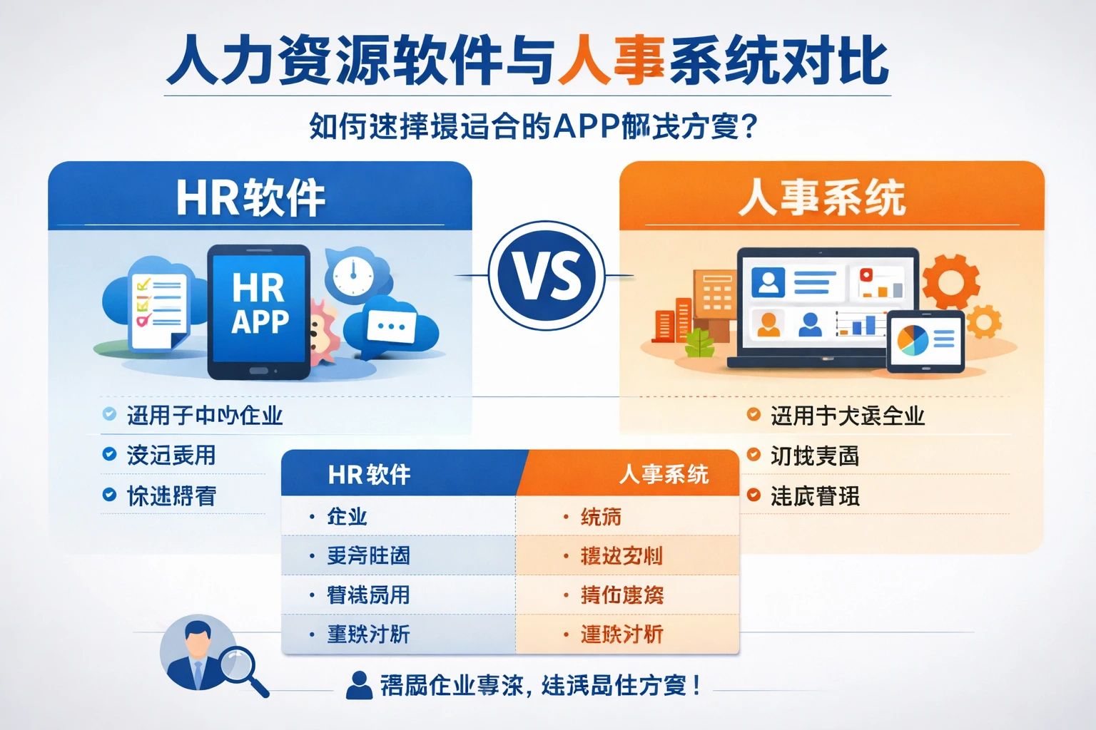 人力资源软件与人事系统对比：如何选择最适合的APP解决方案