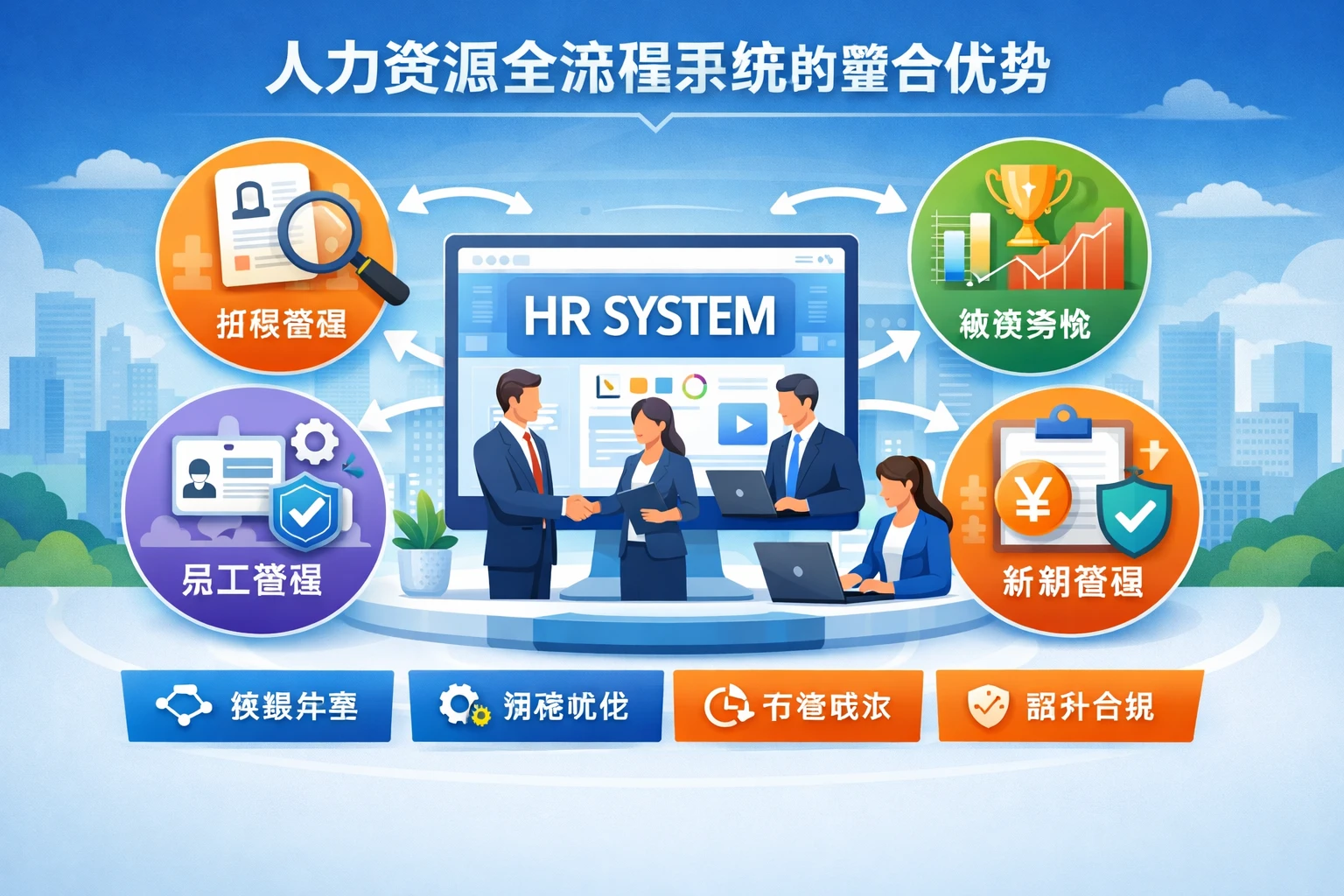 人力资源全流程系统的整合优势