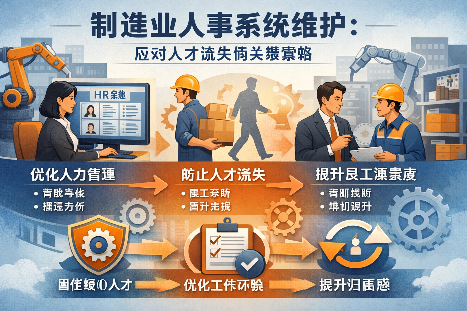 制造业人事系统维护：应对人才流失的关键策略