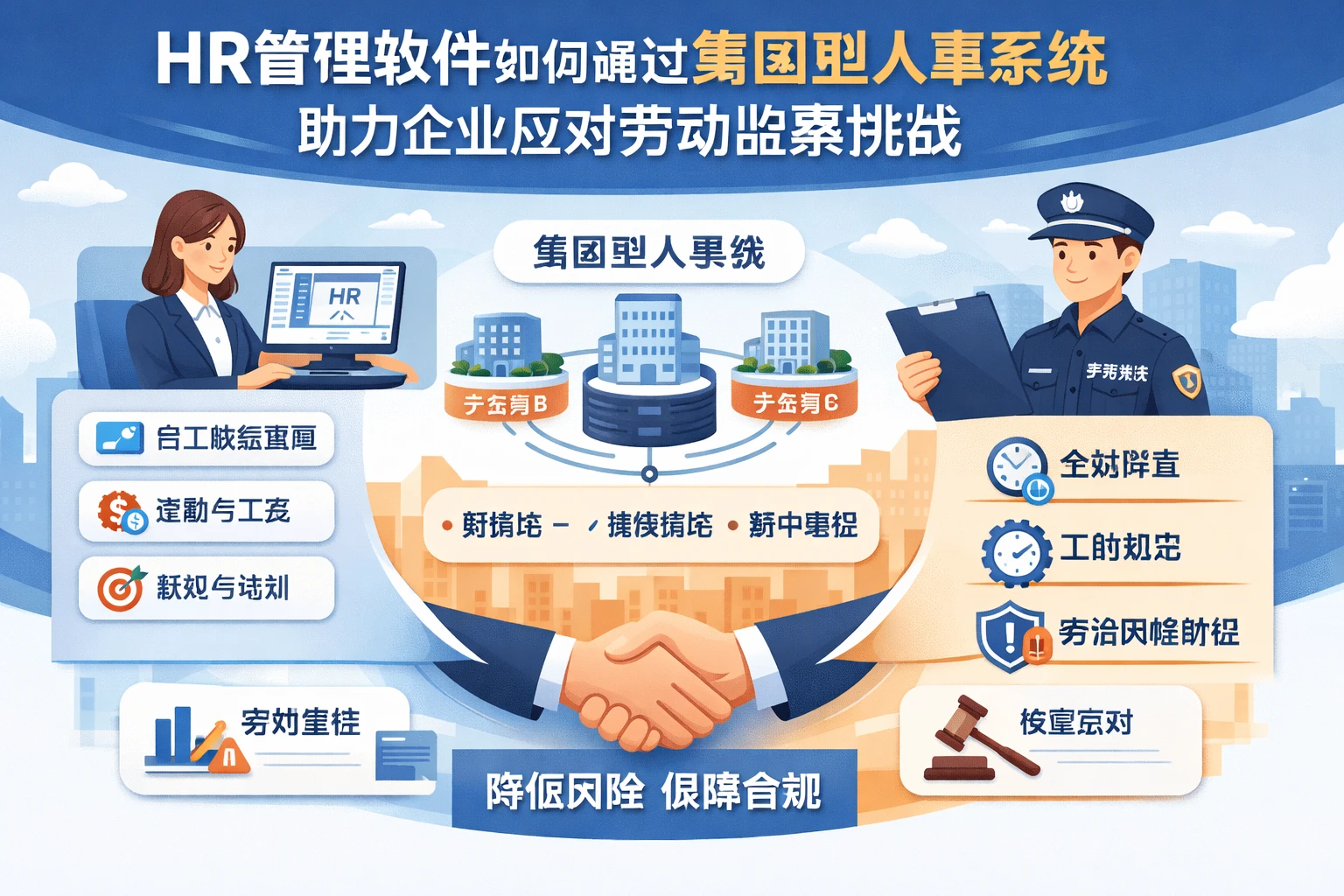 HR管理软件如何通过集团型人事系统助力企业应对劳动监察挑战