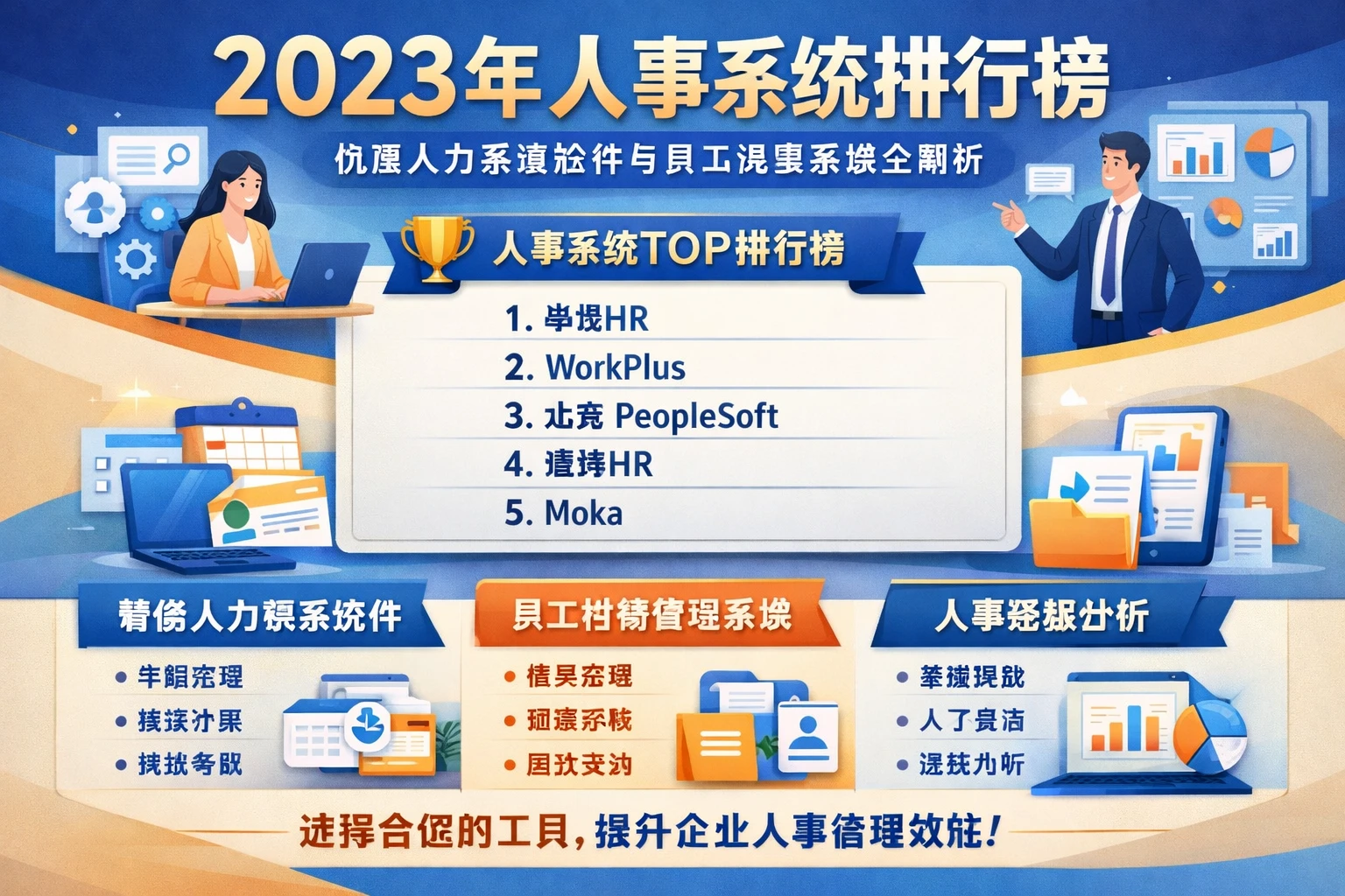 2023年人事系统排行榜：优质人力资源软件与员工档案系统全解析