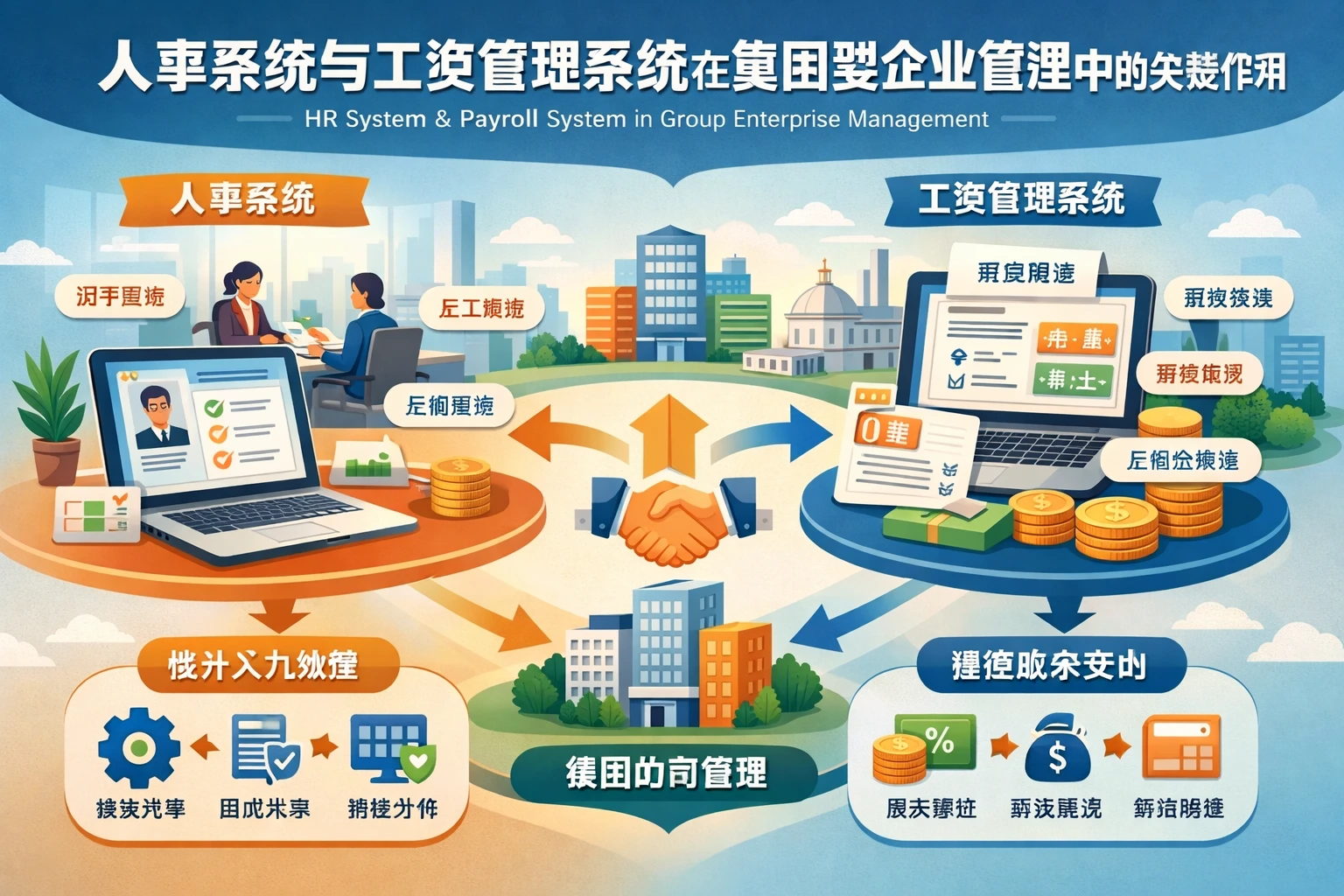 人事系统与工资管理系统在集团型企业管理中的关键作用