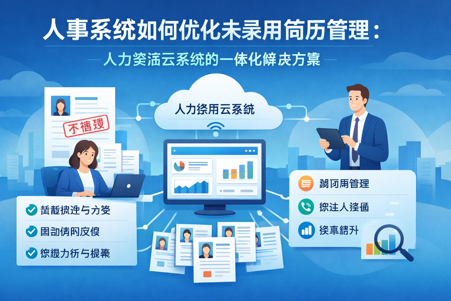人事系统如何优化未录用简历管理：人力资源云系统的一体化解决方案