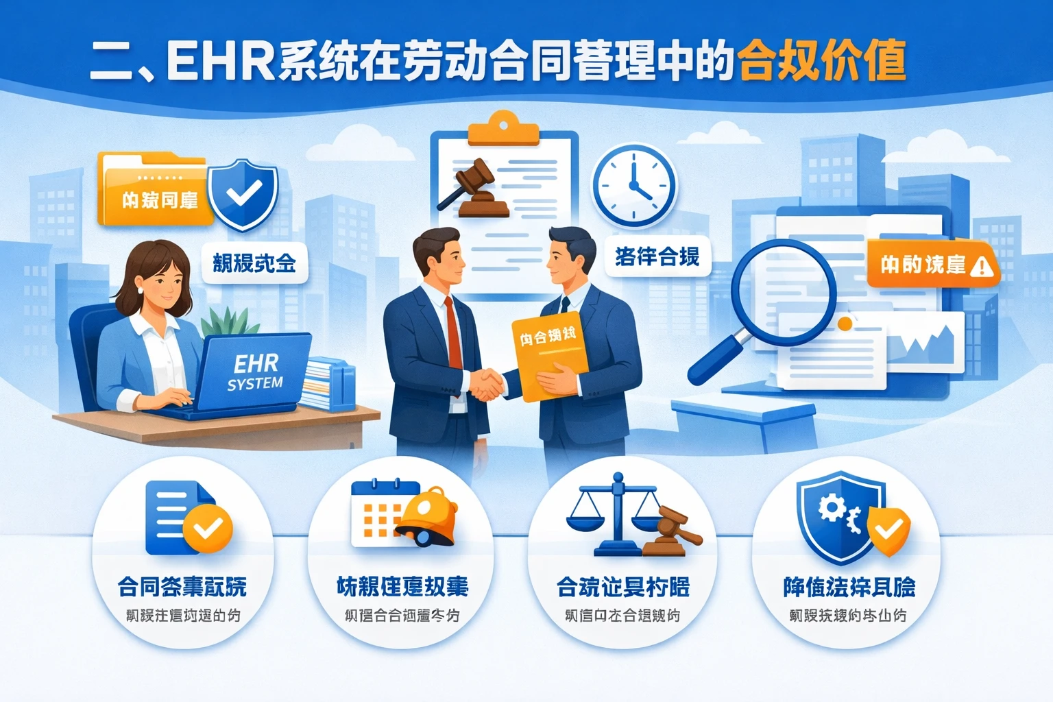 二、EHR系统在劳动合同管理中的合规价值