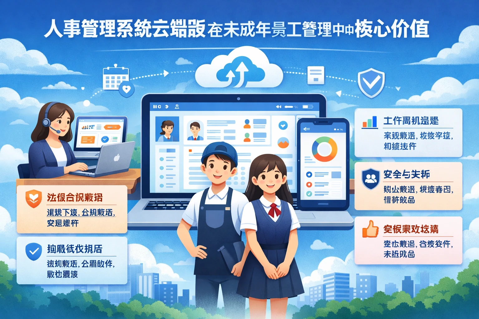 人事管理系统云端版在未成年员工管理中的核心价值