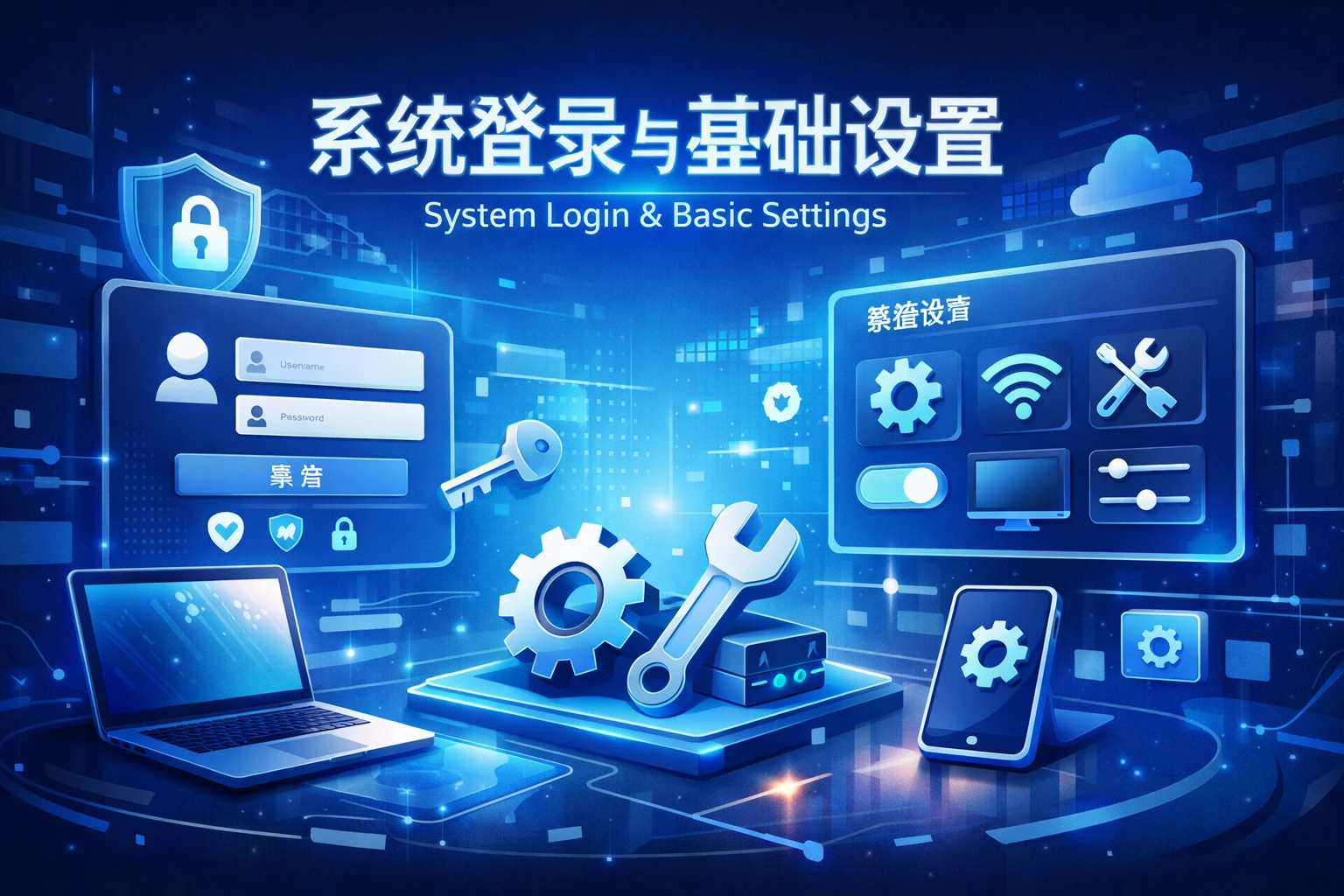 系统登录与基础设置