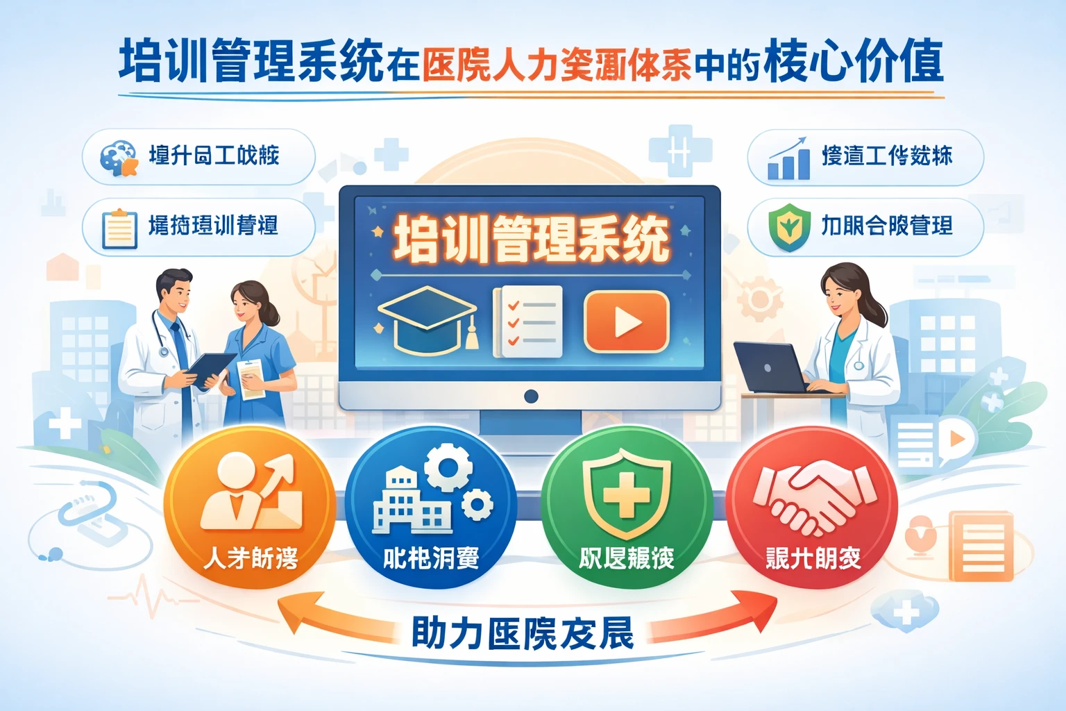 培训管理系统在医院人力资源体系中的核心价值