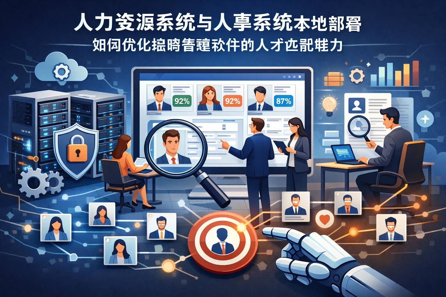 人力资源系统与人事系统本地部署如何优化招聘管理软件的人才匹配能力