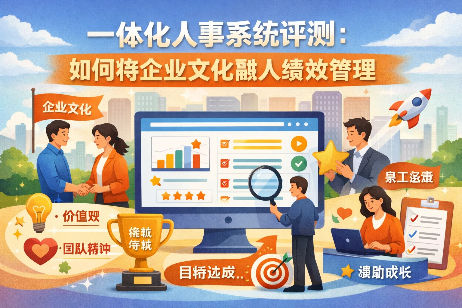 一体化人事系统评测：如何将企业文化融入绩效管理