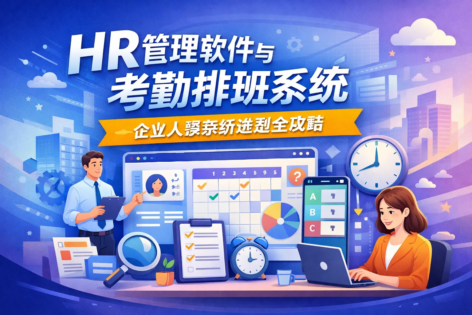 HR管理软件与考勤排班系统：企业人事系统选型全攻略
