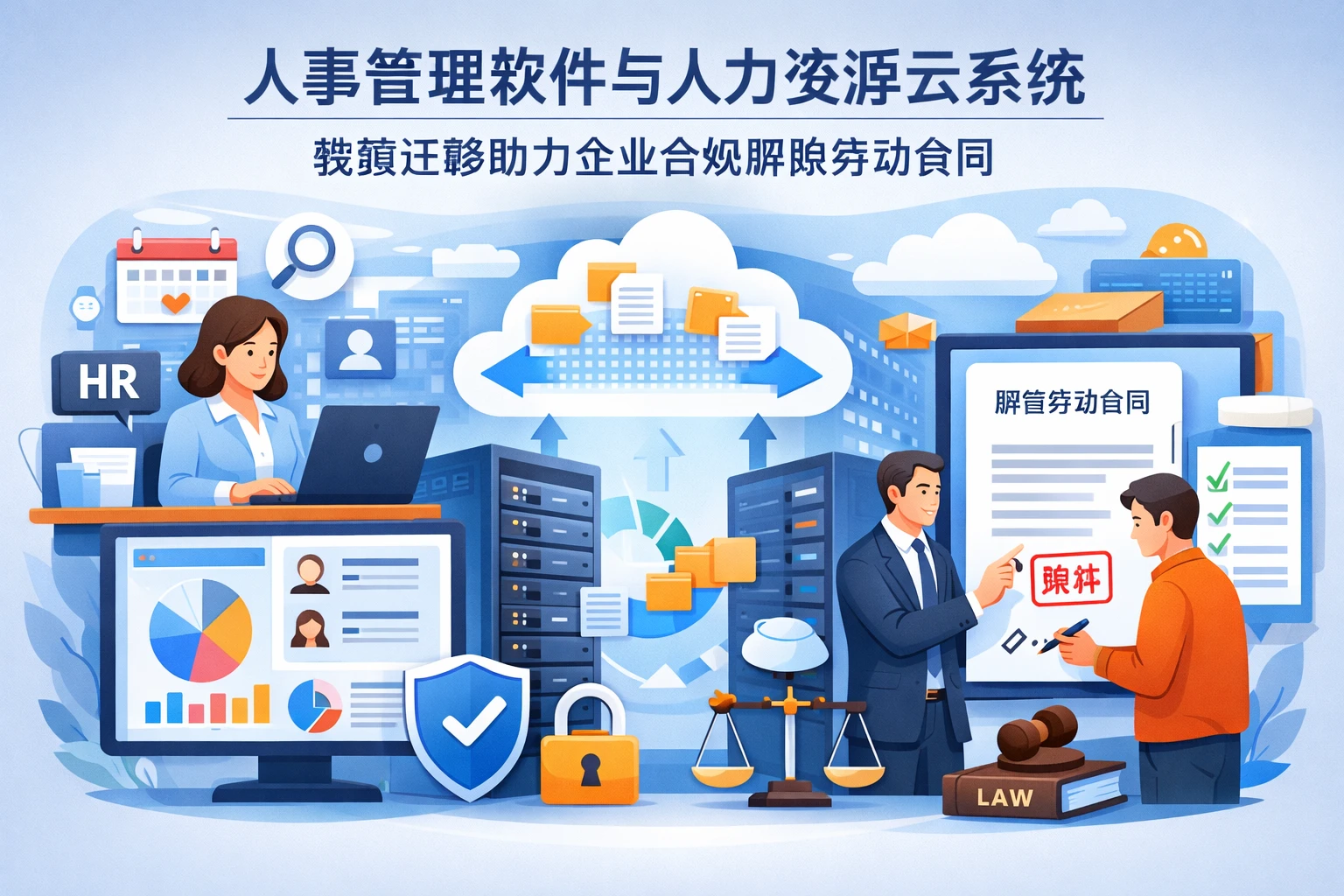 人事管理软件与人力资源云系统：数据迁移助力企业合规解除劳动合同