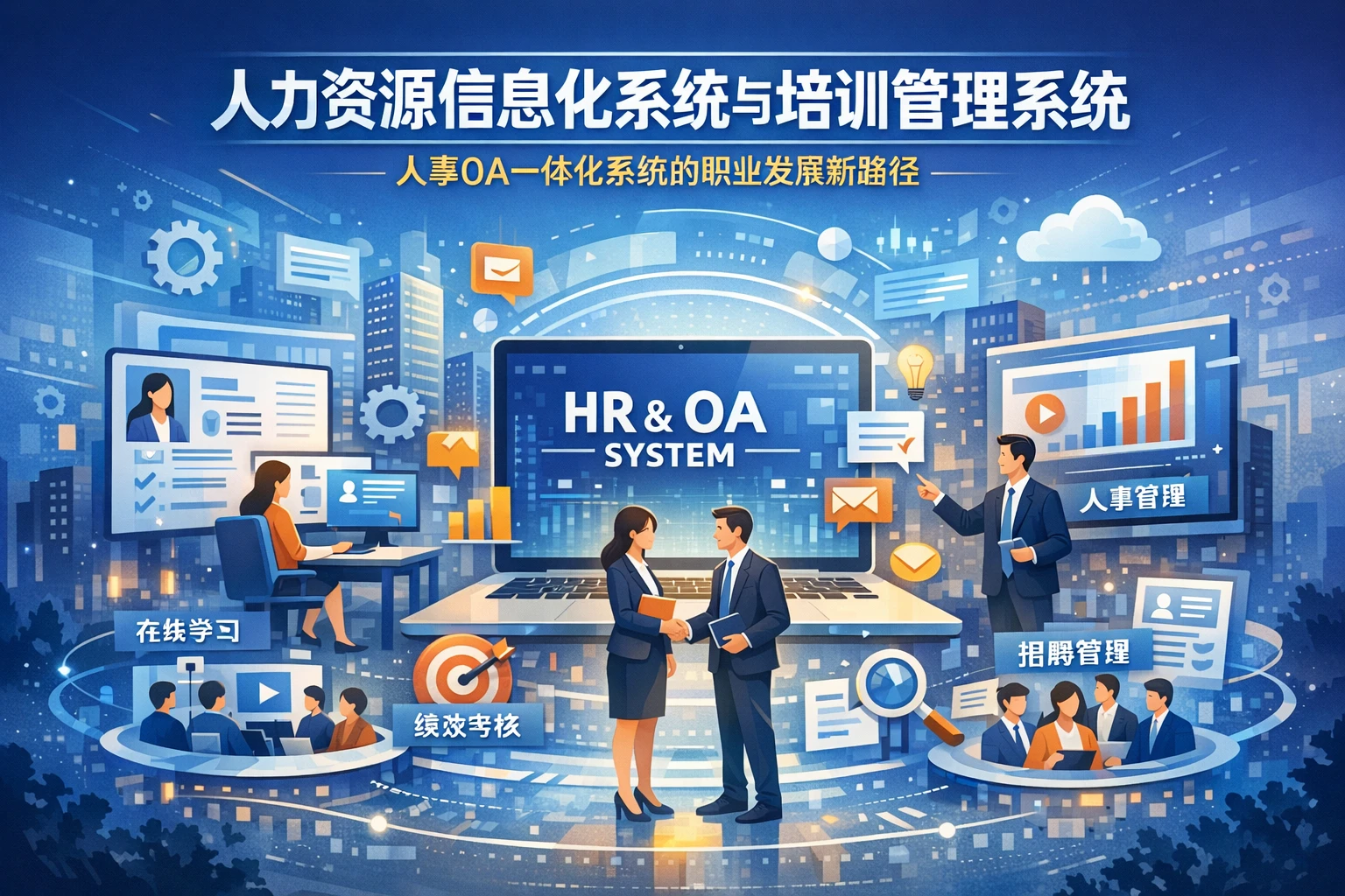 人力资源信息化系统与培训管理系统：人事OA一体化系统的职业发展新路径