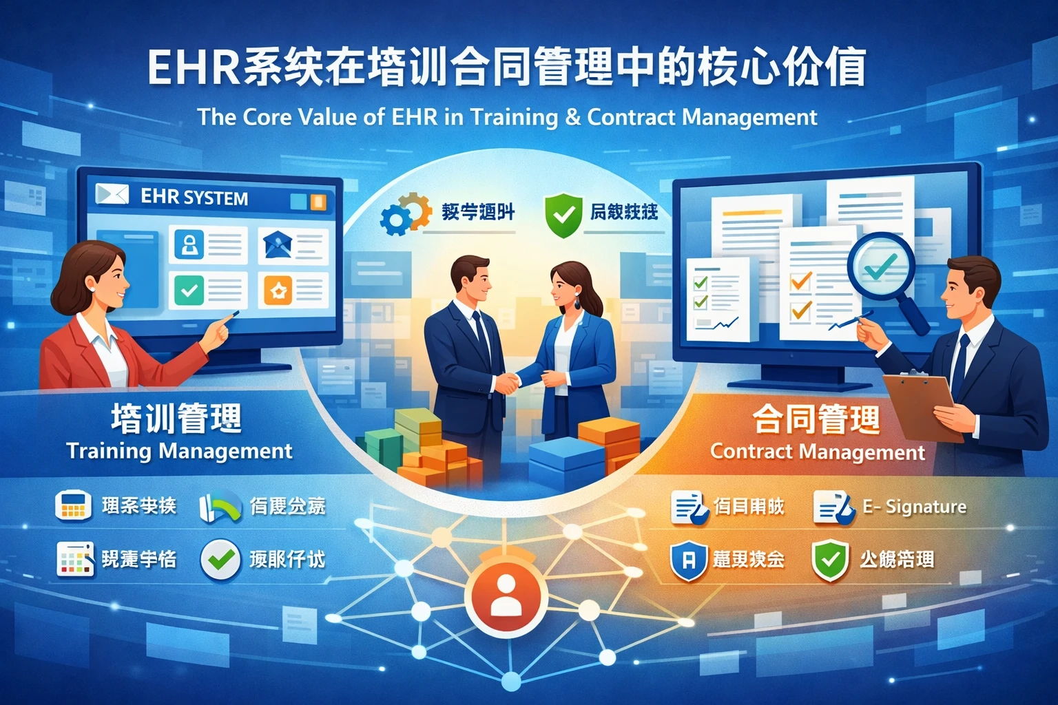 EHR系统在培训合同管理中的核心价值